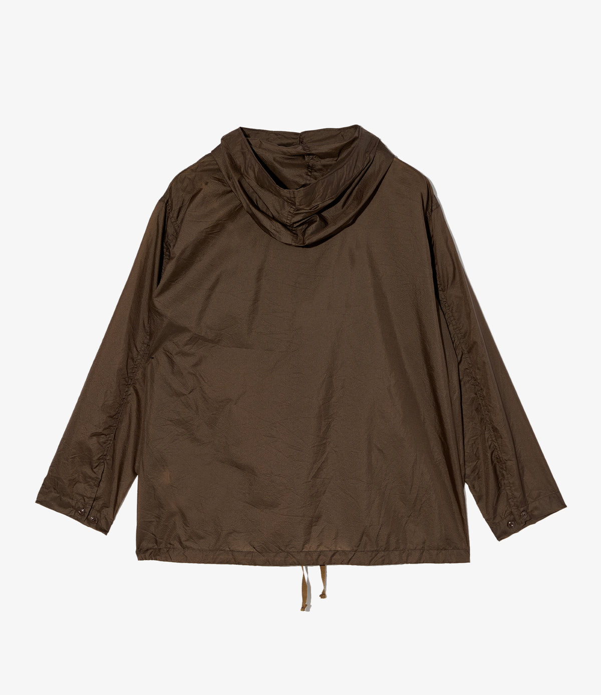 Engineered Garments - Cagoule Shirt - Brown Nylon Micro Ripstop 