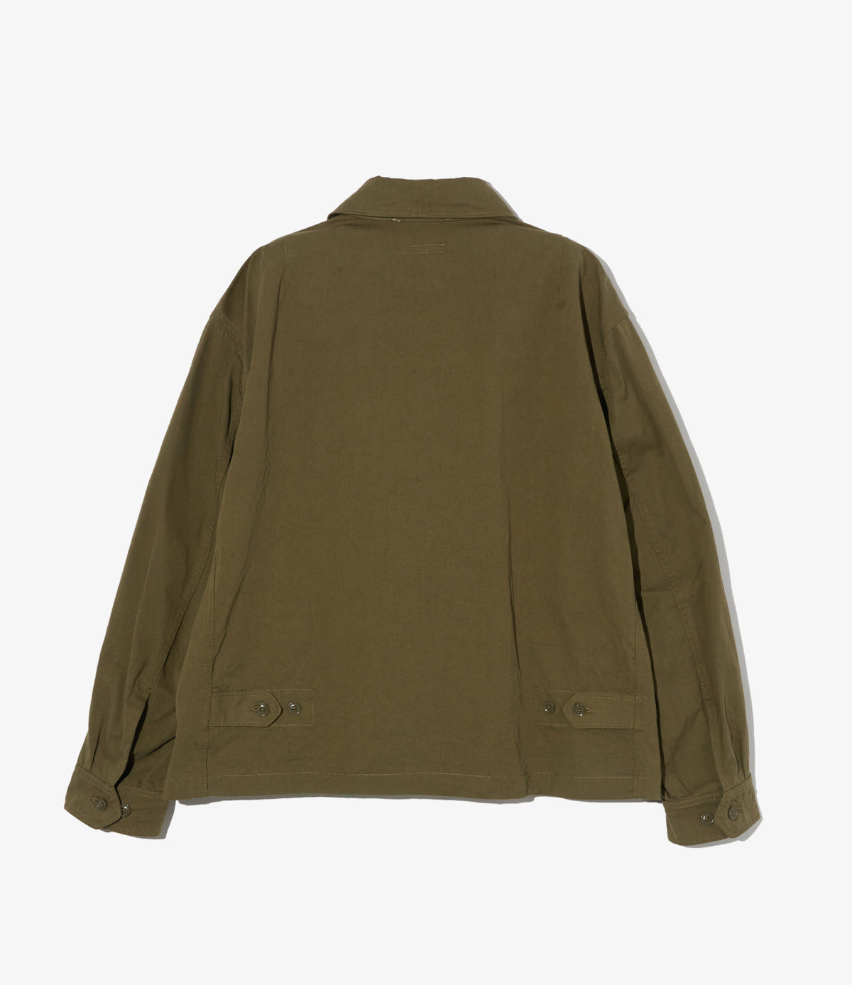 Engineered Garments - Claigton Jacket - Olive Cotton Sanded Cloth 