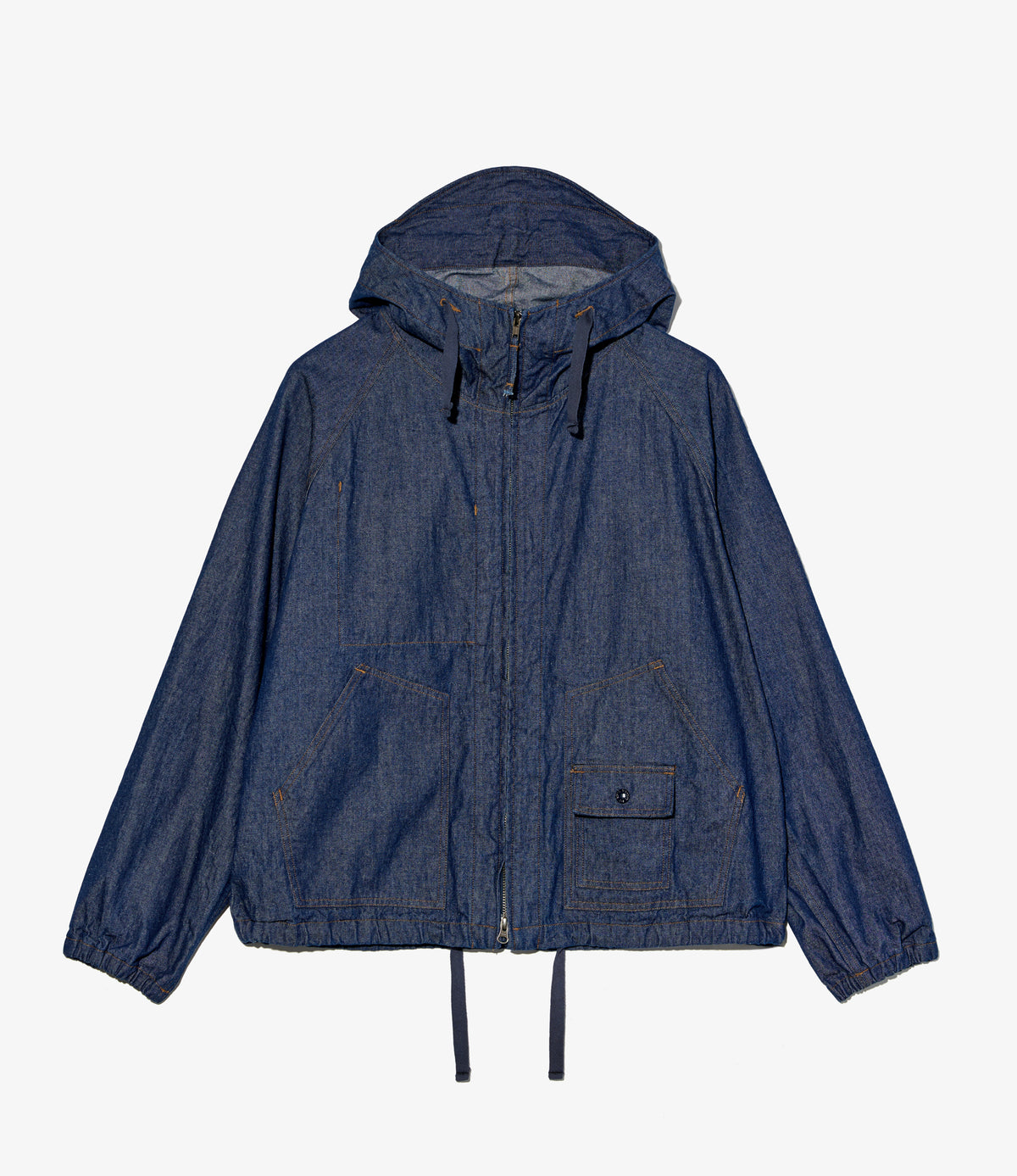 Engineered Garments Workaday - Deck Parka - Indigo Industrial 8oz 