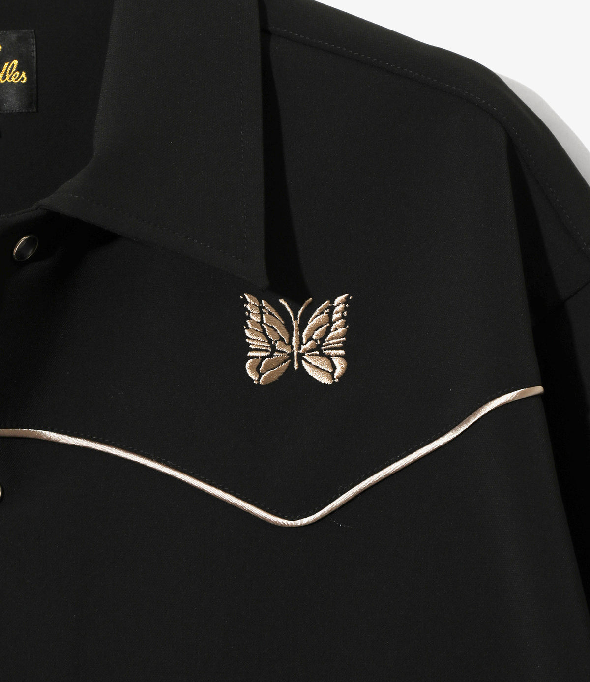 Needles - Piping Cowboy Jacket - Black - Poly Double Cloth 