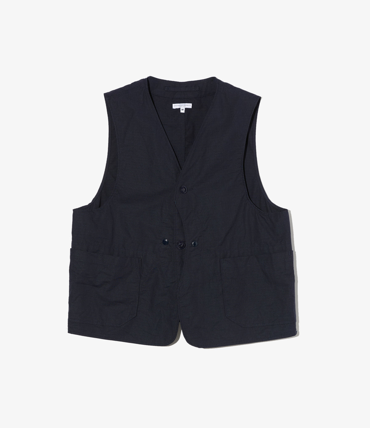 Engineered Garments - Upland Vest - Dk. Navy Cotton Ripstop 