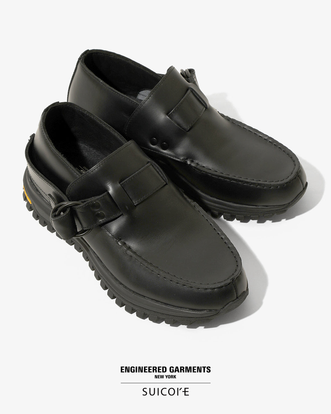 Engineered Garments × Suicoke: Double-ring Moccasin