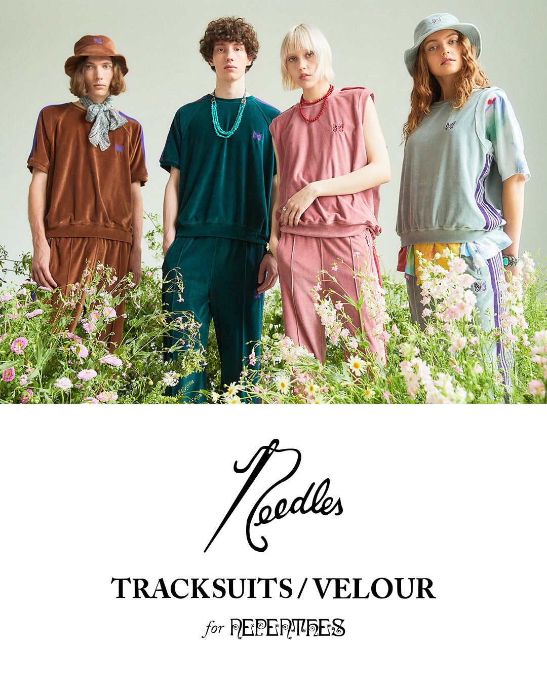 [SPECIAL RELEASE] NEEDLES - NEPENTHES EXCLUSIVE VELOUR TRACK SERIES - RELEASING 04.26.22
