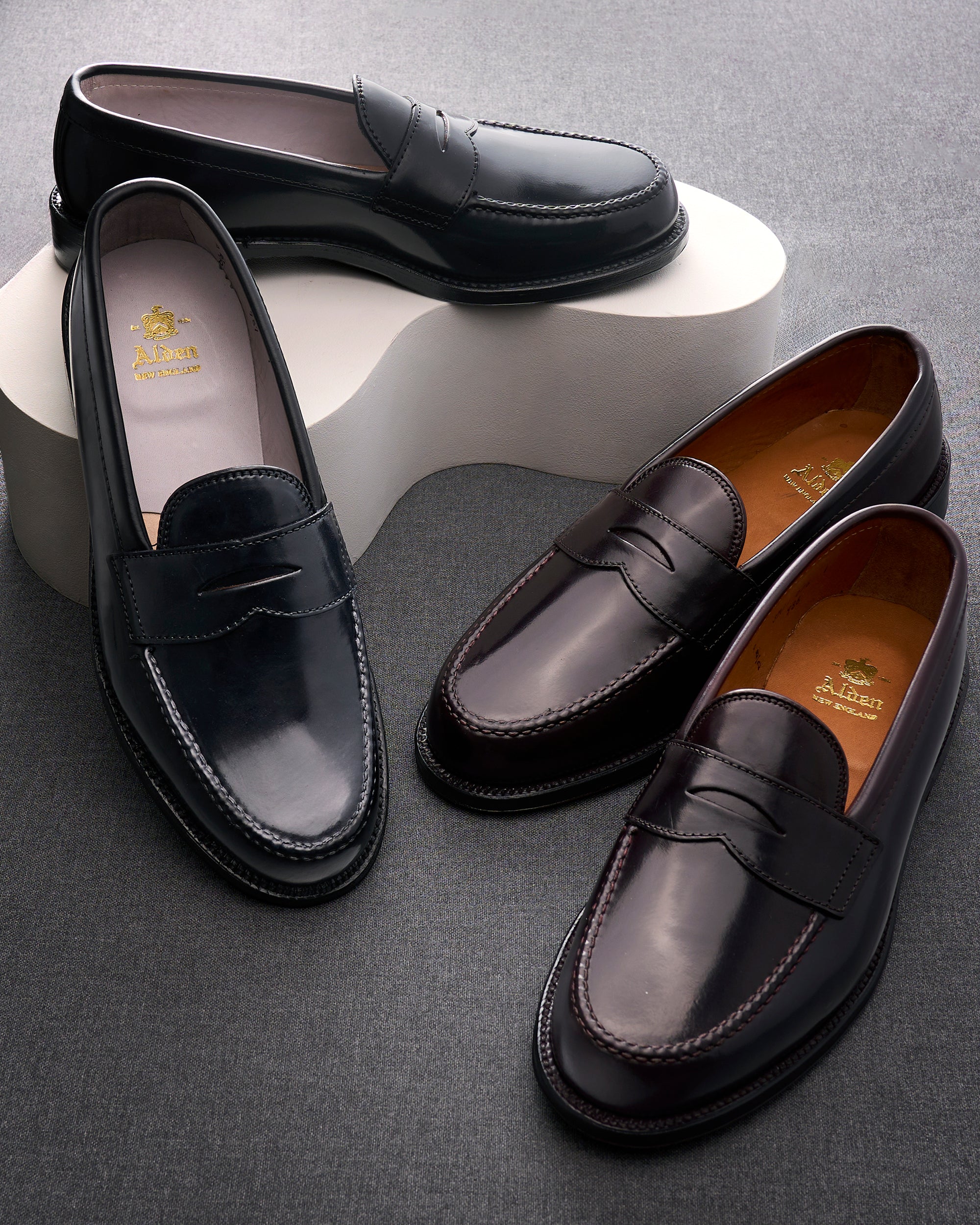 Alden Leisure Handsewn Loafer - Shell Cordovan