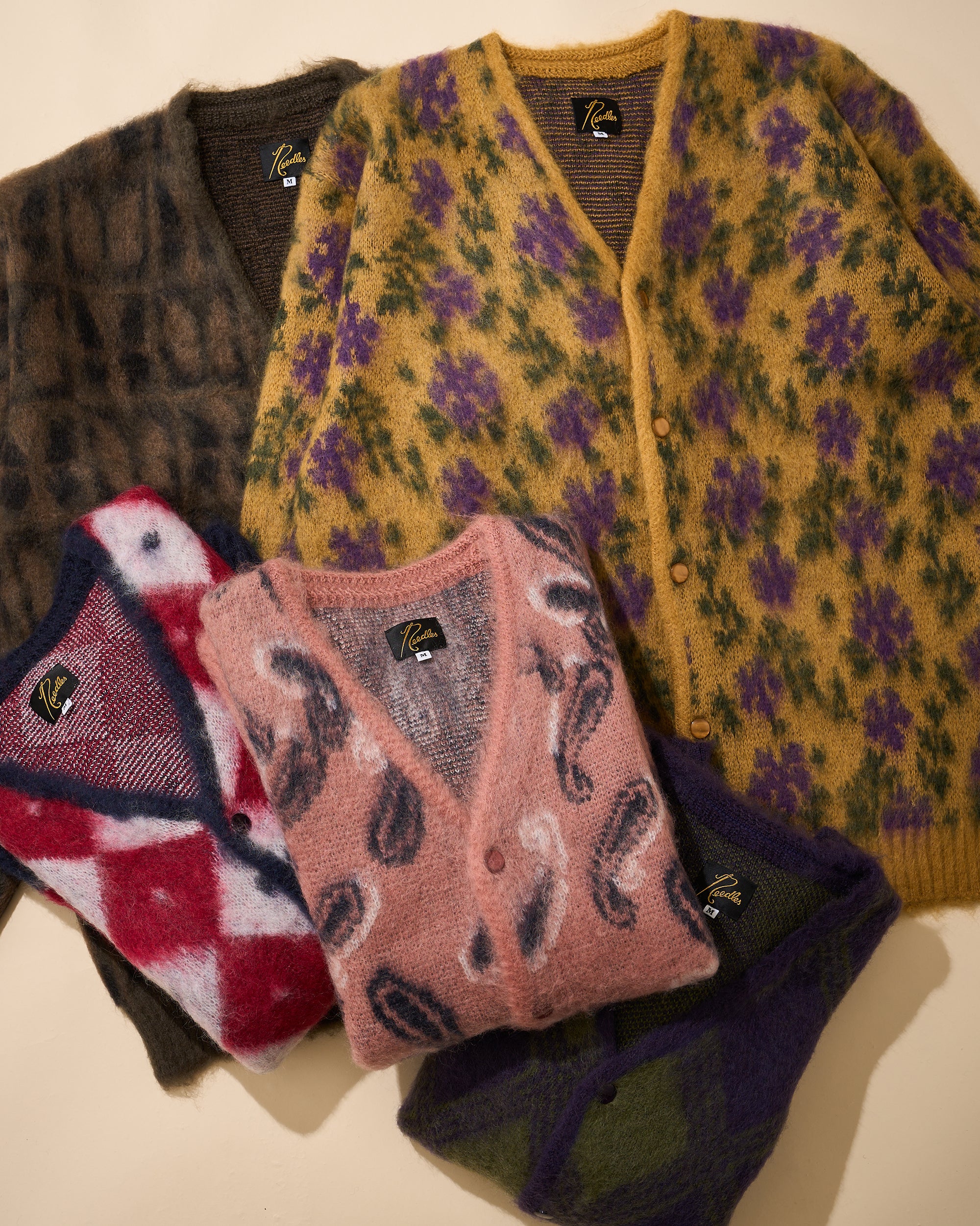 Needles FW23 Mohair Cardigan & Zipped Mohair Cardigan