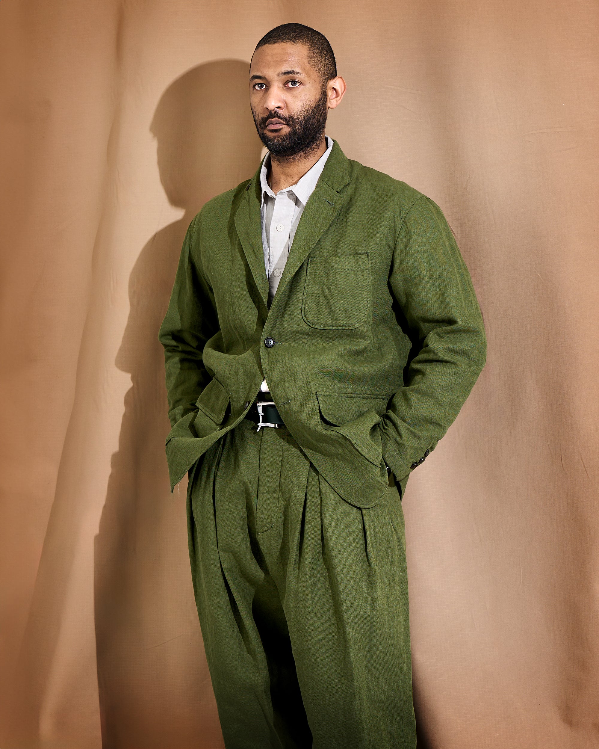 Fabric Insight: OLIVE COTTON HEMP SATIN