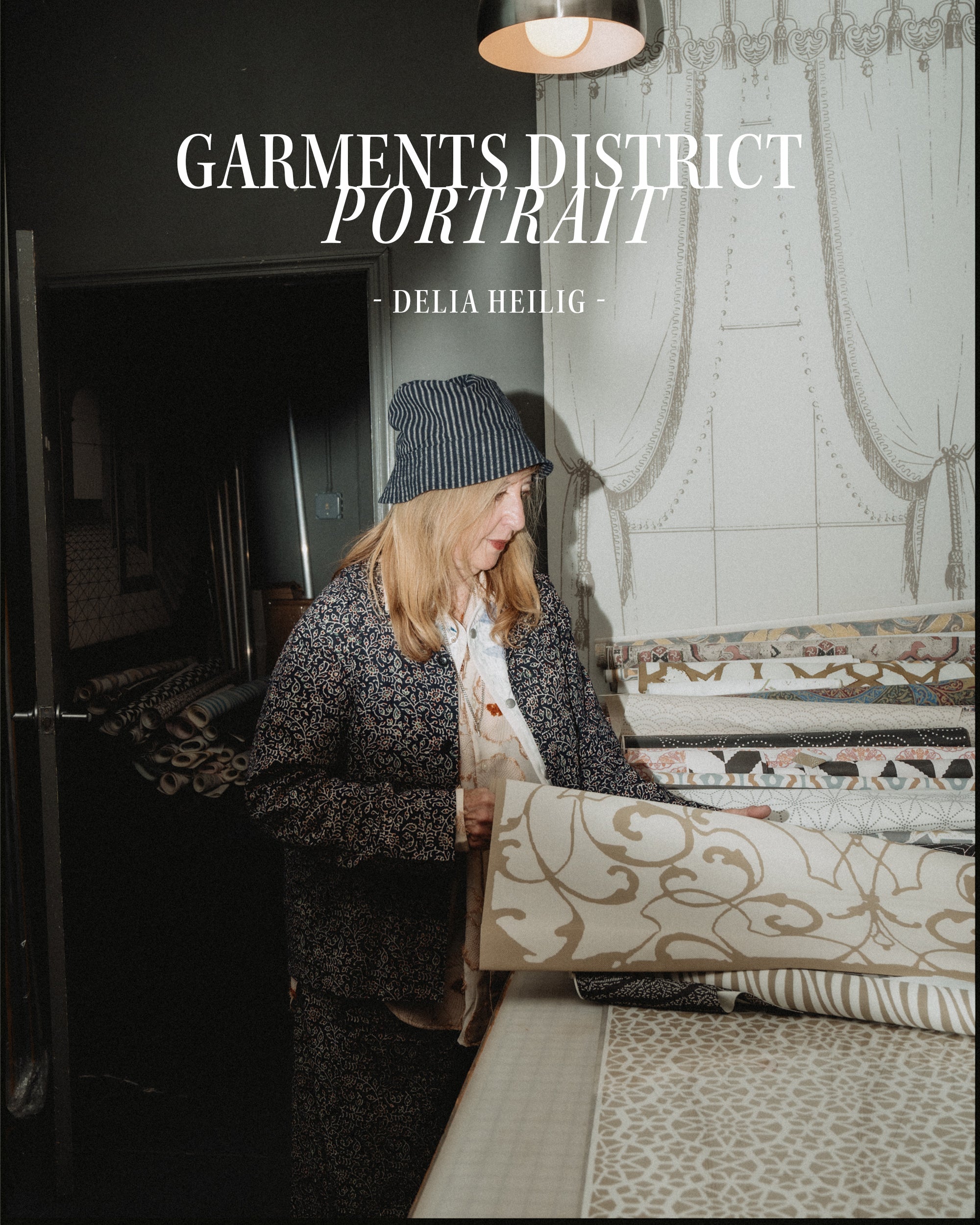 [GARMENT DISTRICT PORTRAIT] "DELIA HELIG"
