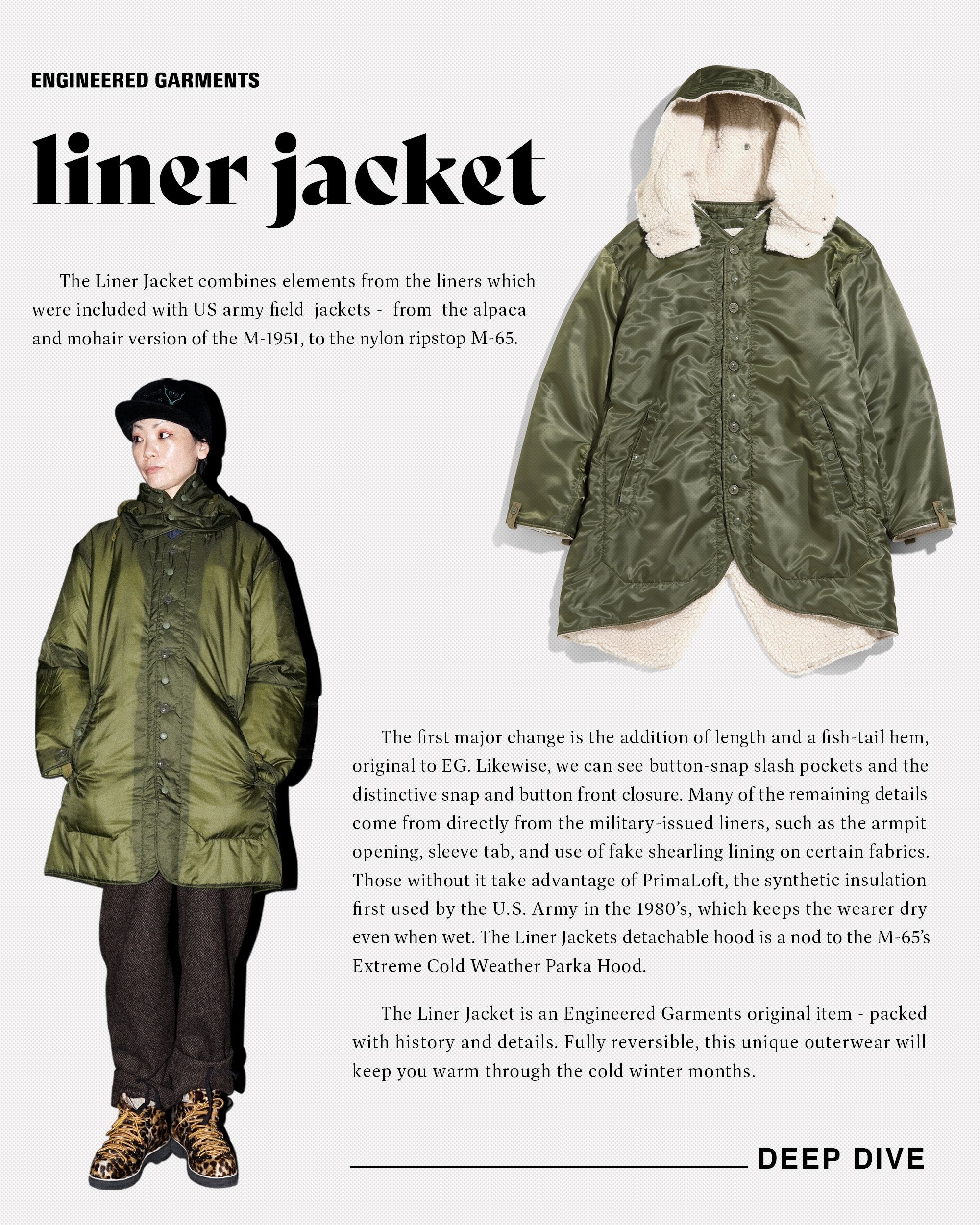 [DEEP DIVE] LINER JACKET