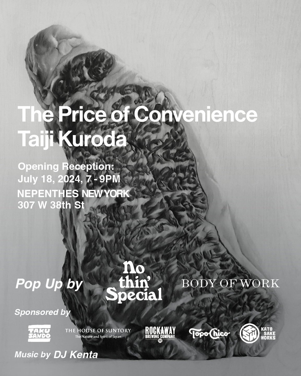 Opening Reception: “The Price of Convenience” by Taiji Kuroda