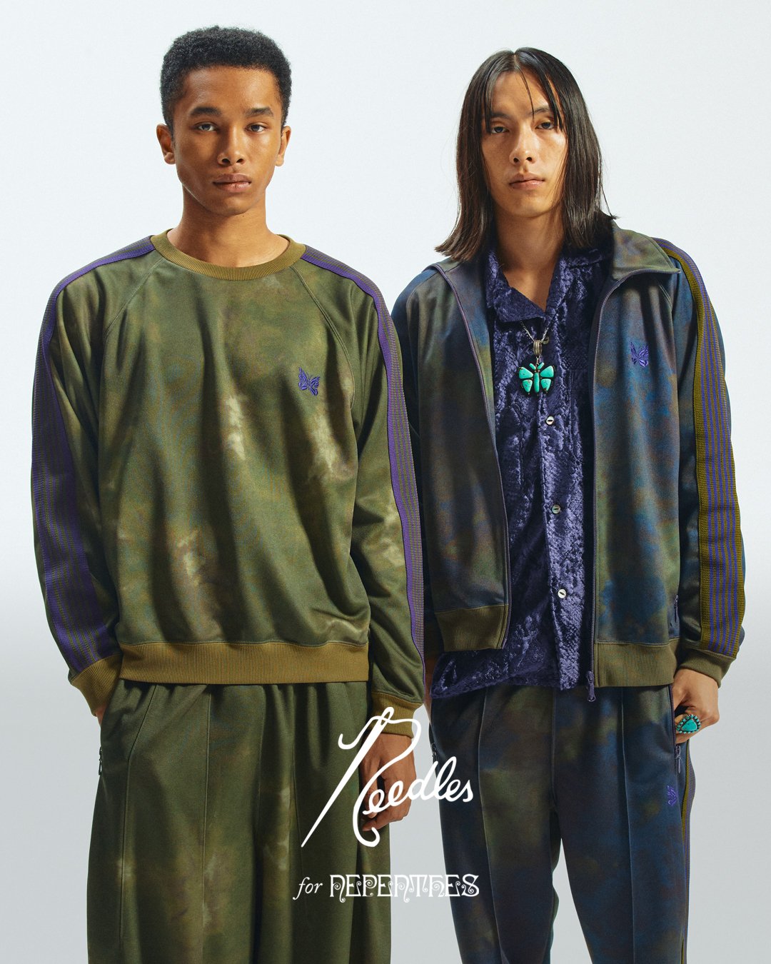 [SPECIAL RELEASE] NEEDLES TRACK SUITS - PRINTED UNEVEN DYE - RELEASING 10.23.21