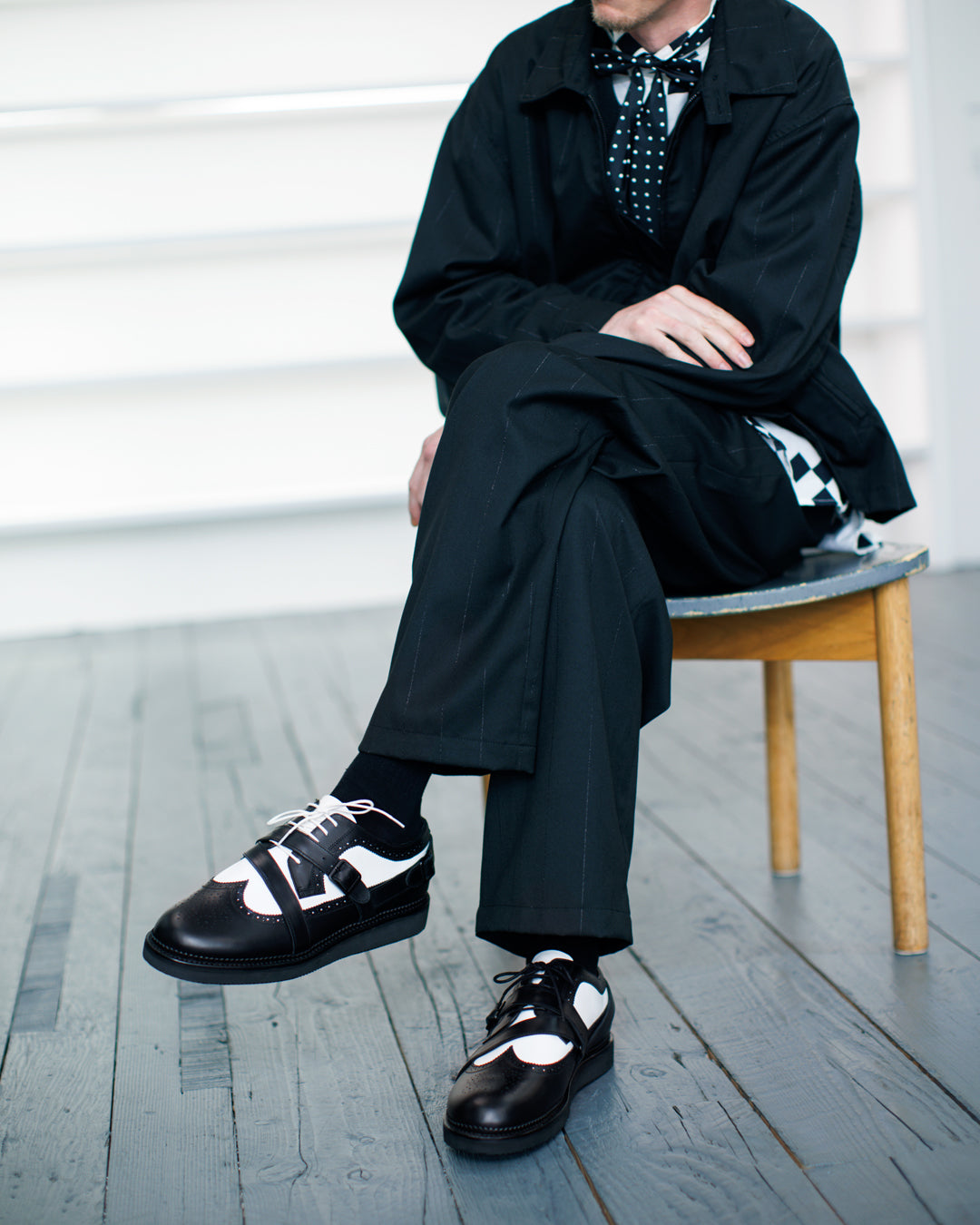 Engineered Garments x Suicoke - Strap Wingtip Shoe