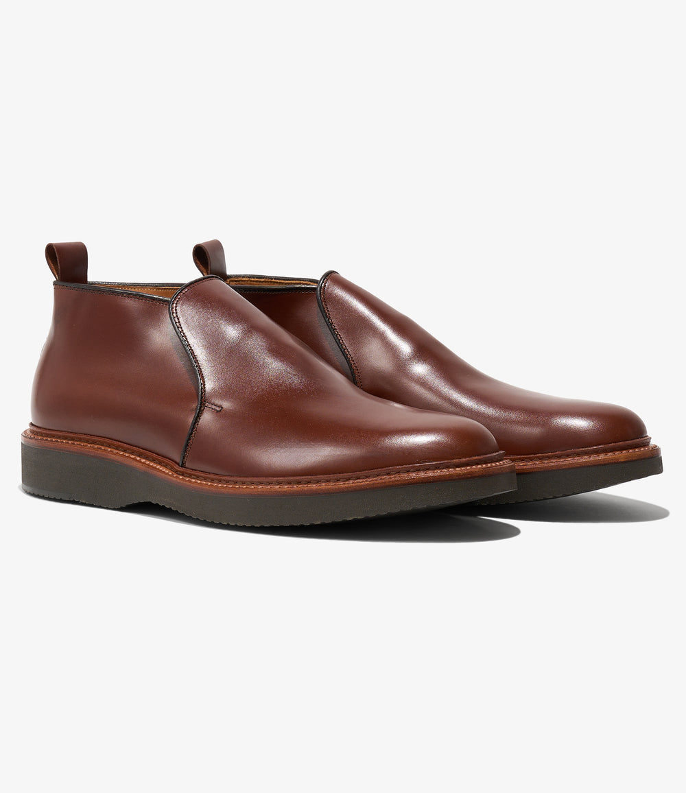 Engineered Garments x Alden - Slip-on Chukka Boot - Brown  display picture 3