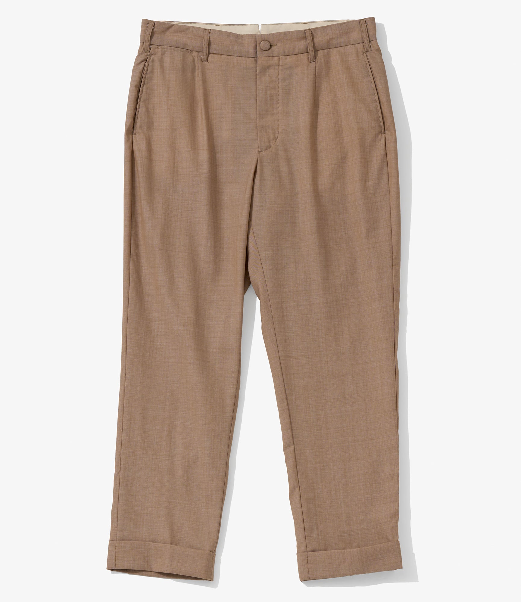 Andover Pant for NNY + Blue in Green - Khaki Tropical Wool
