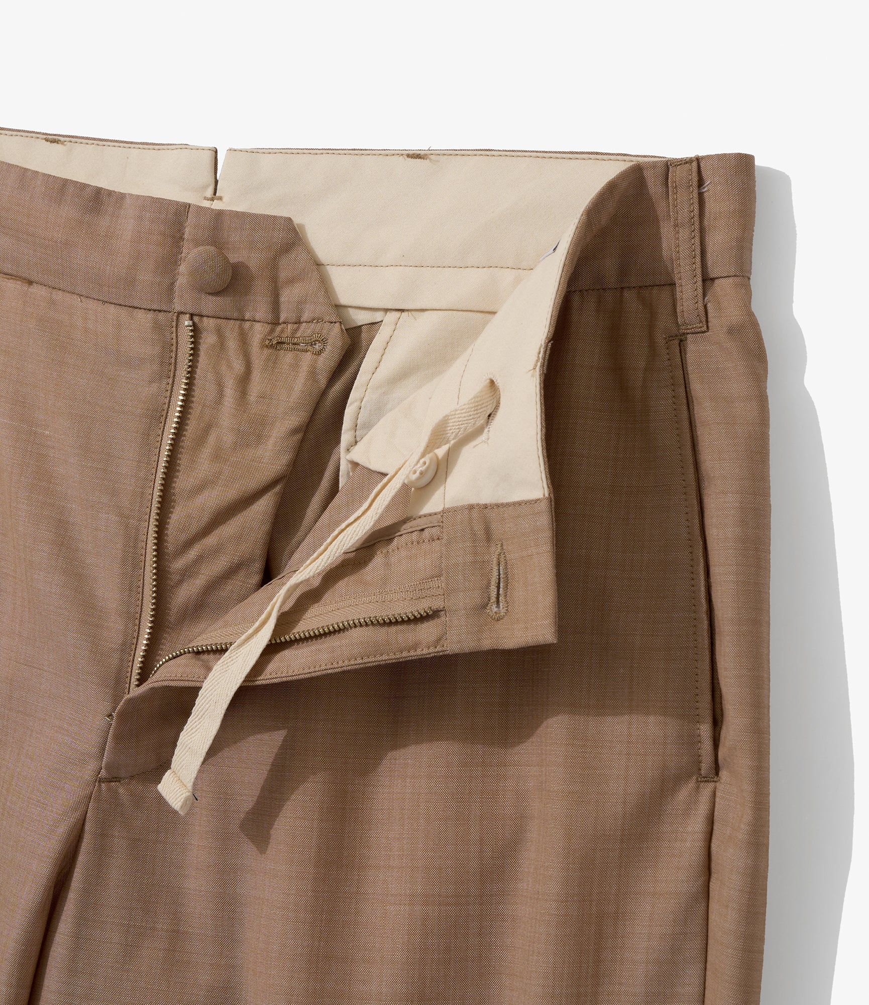 Andover Pant for NNY + Blue in Green - Khaki Tropical Wool