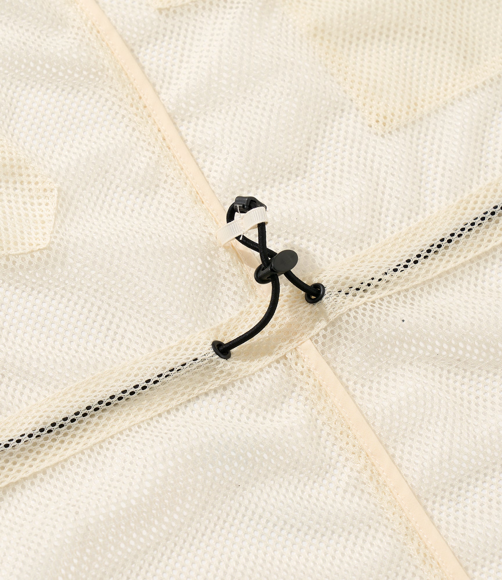 Mesh Parka for NNY x Blue in Green - Natural Polyester Mesh