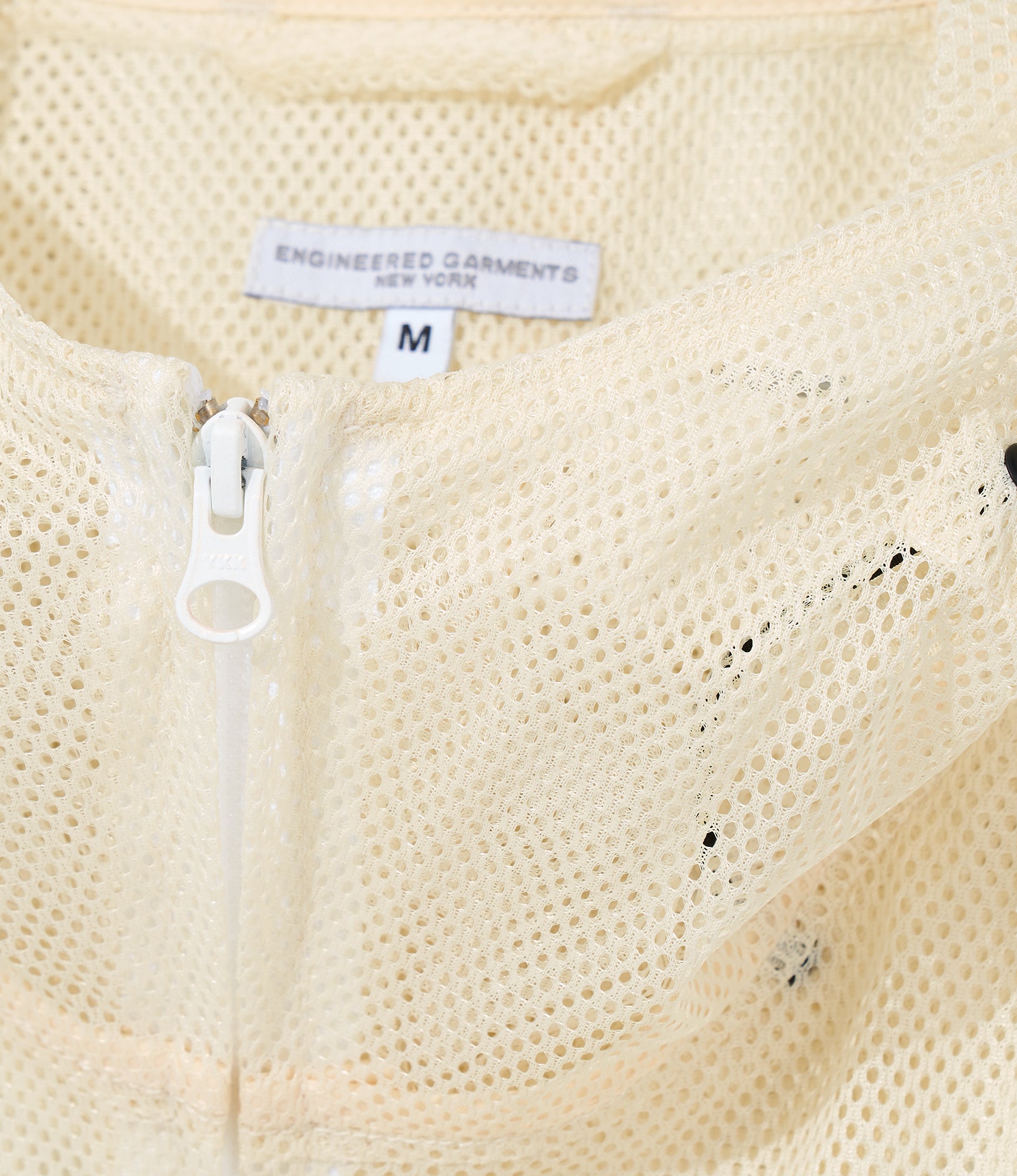 Mesh Parka for NNY x Blue in Green - Natural Polyester Mesh