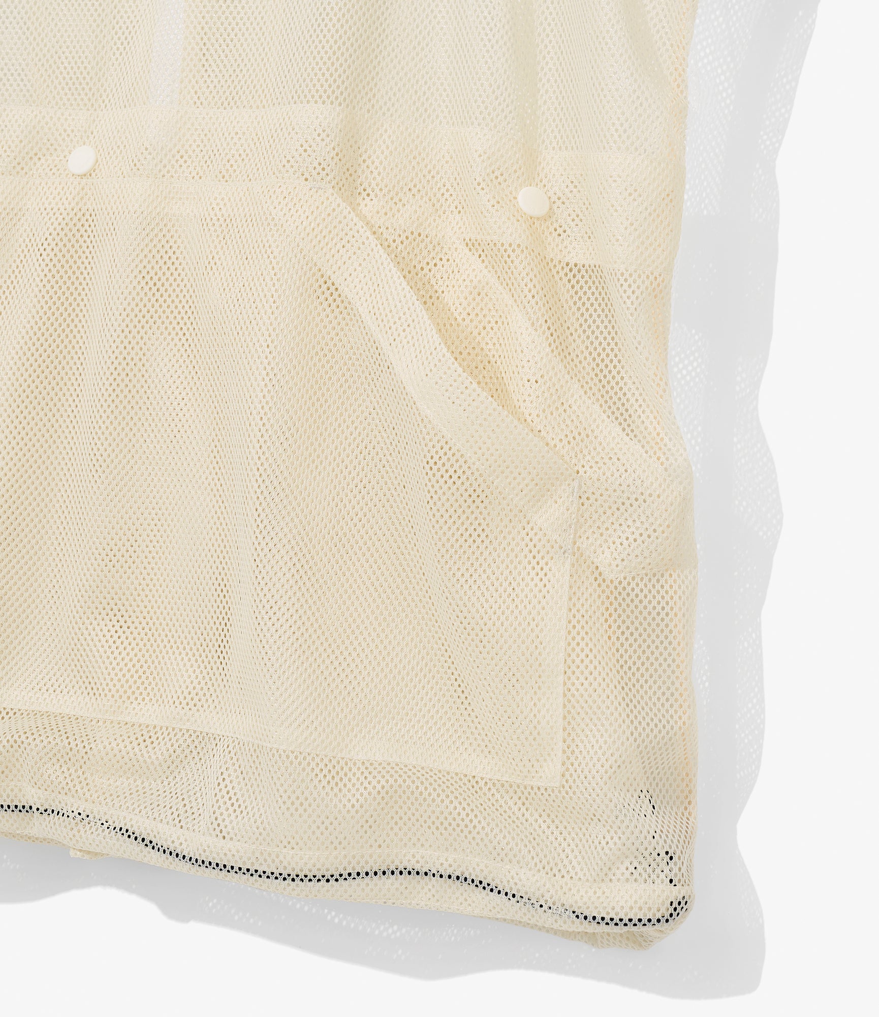 Mesh Parka for NNY x Blue in Green - Natural Polyester Mesh