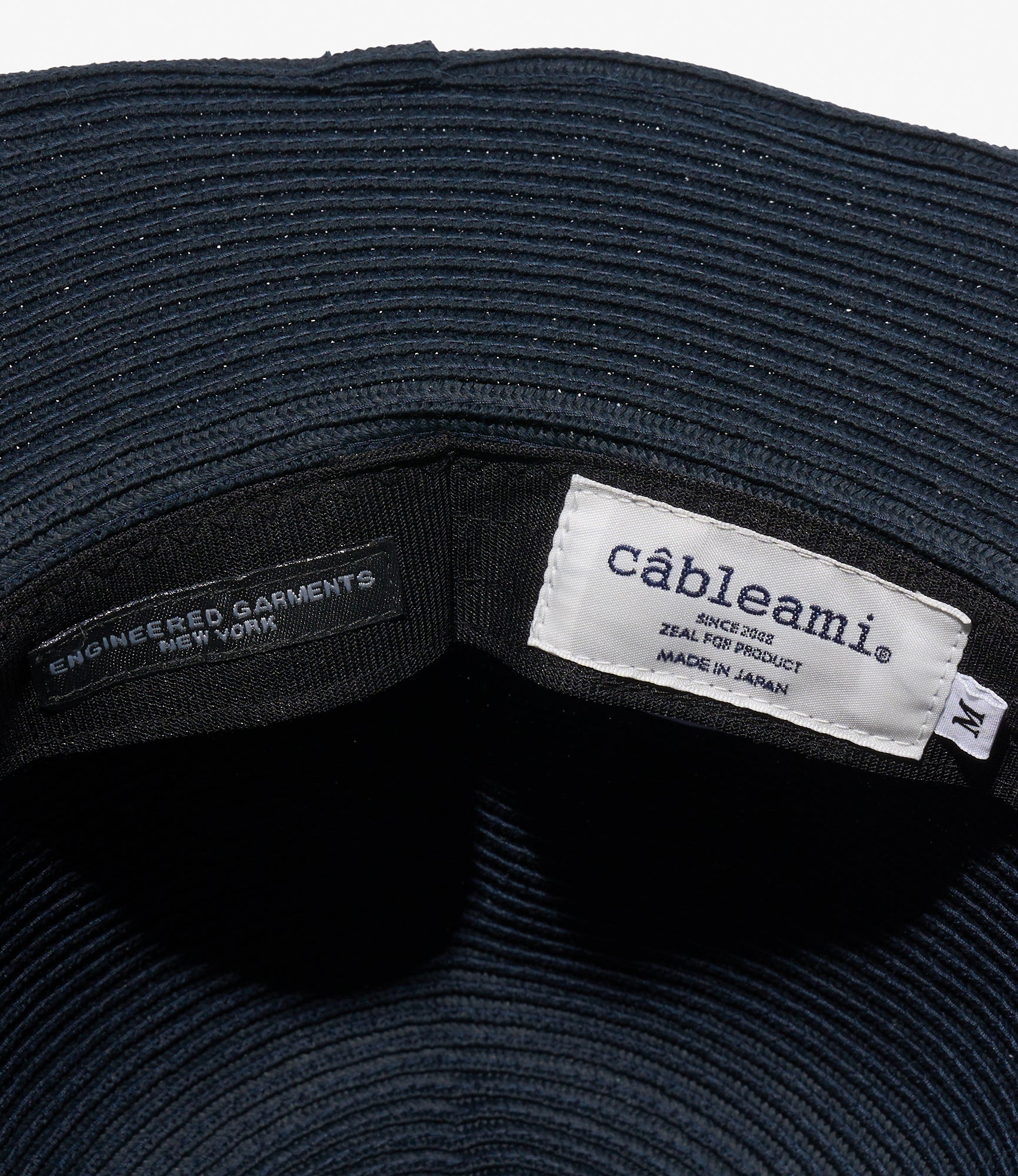 Engineered Garments x Cableami - Packable Colonial Hat - Navy