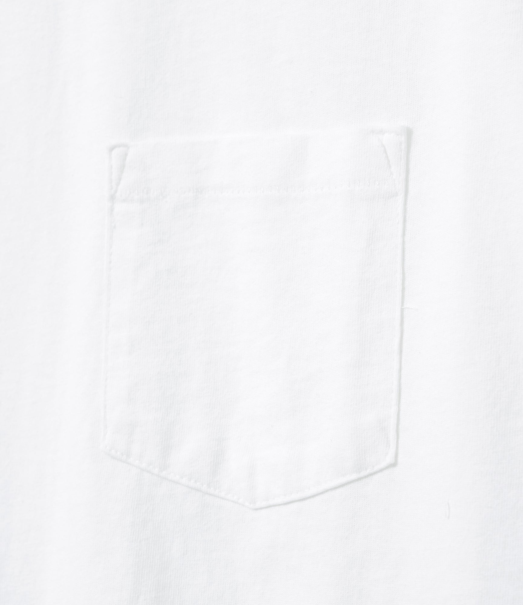 Plain Cross Crew Neck T-Shirt - White