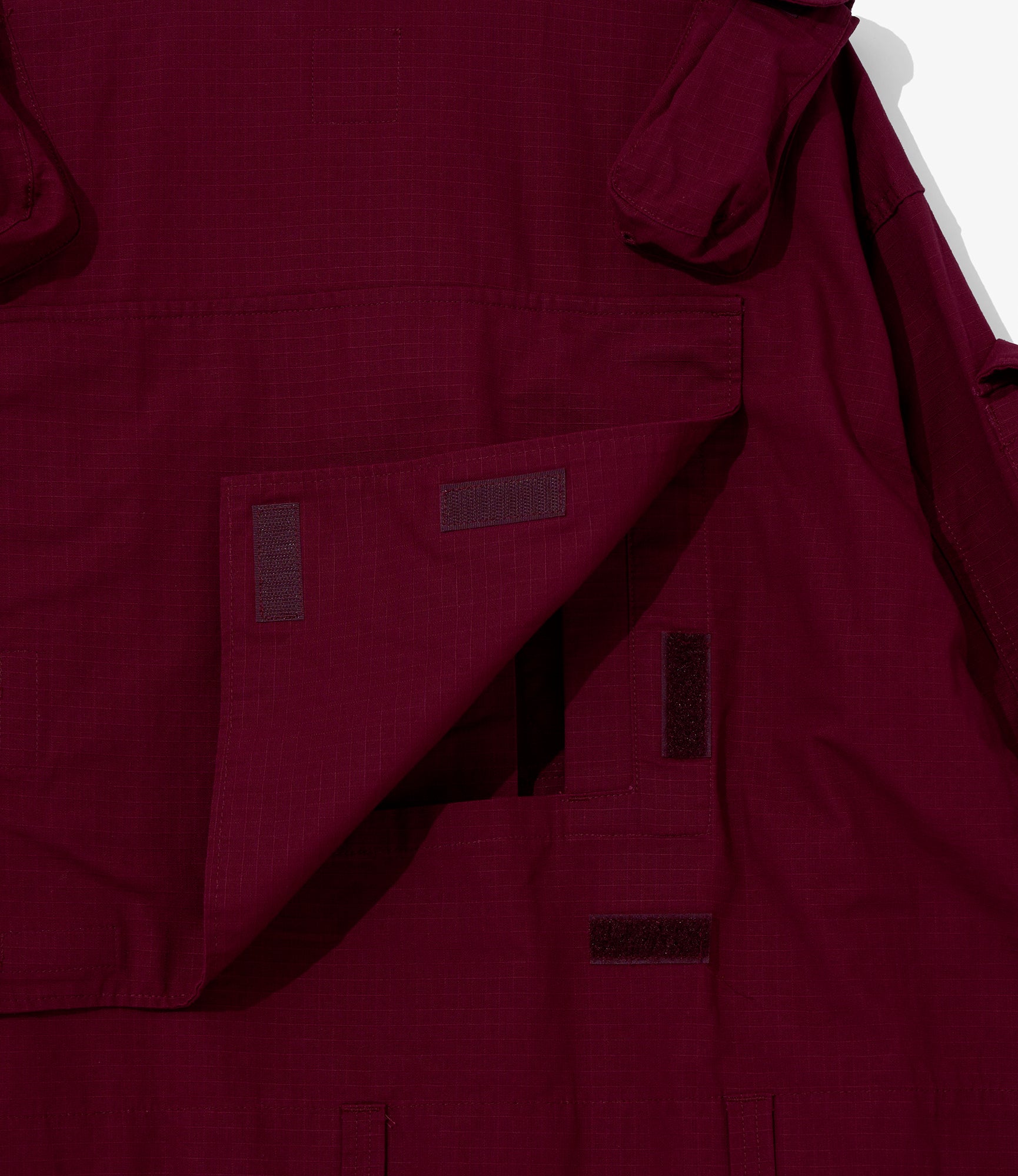 EGxBeams+ | Pradio Jacket | Burgundy Cotton Ripstop