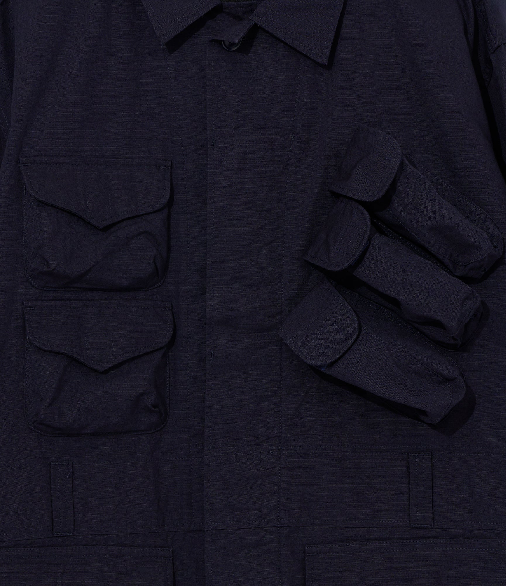 EGxBeams+ | Pradio Jacket | Dk. Navy Cotton Ripstop