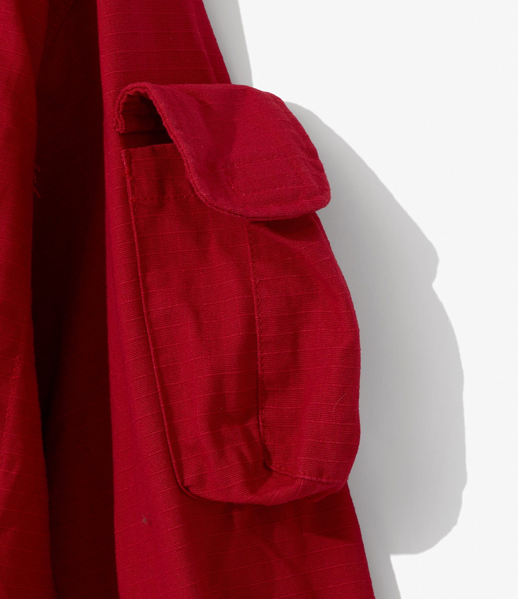 EGxBeams+ | Pradio Jacket | Red Cotton Ripstop