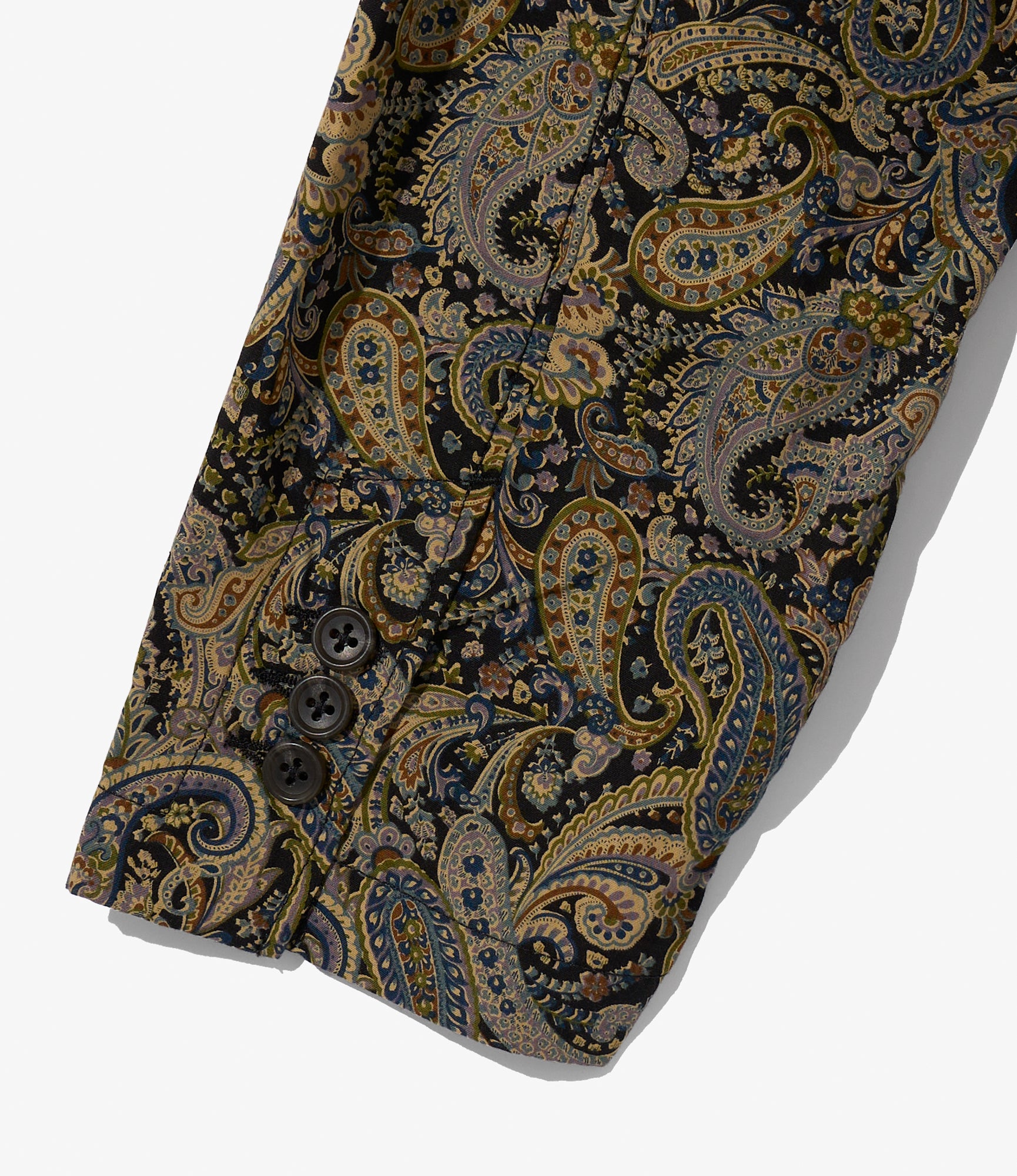 Loiter Jacket - Nepenthes Special - Black Cotton Paisley Print