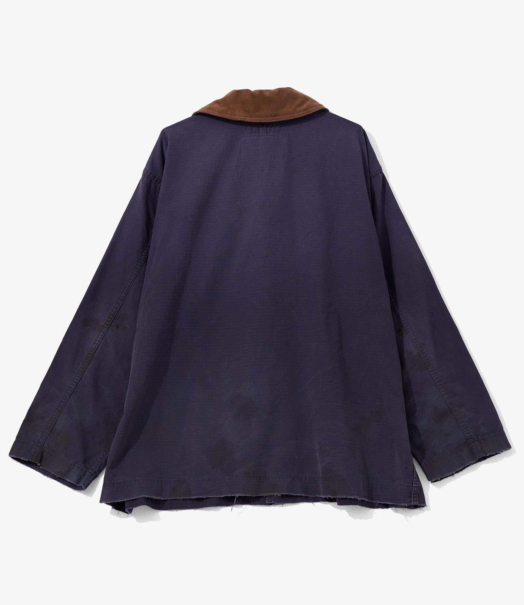 Workaday x MOANDMO - Shawl Collar Jacket :Rework - Navy Ripstop