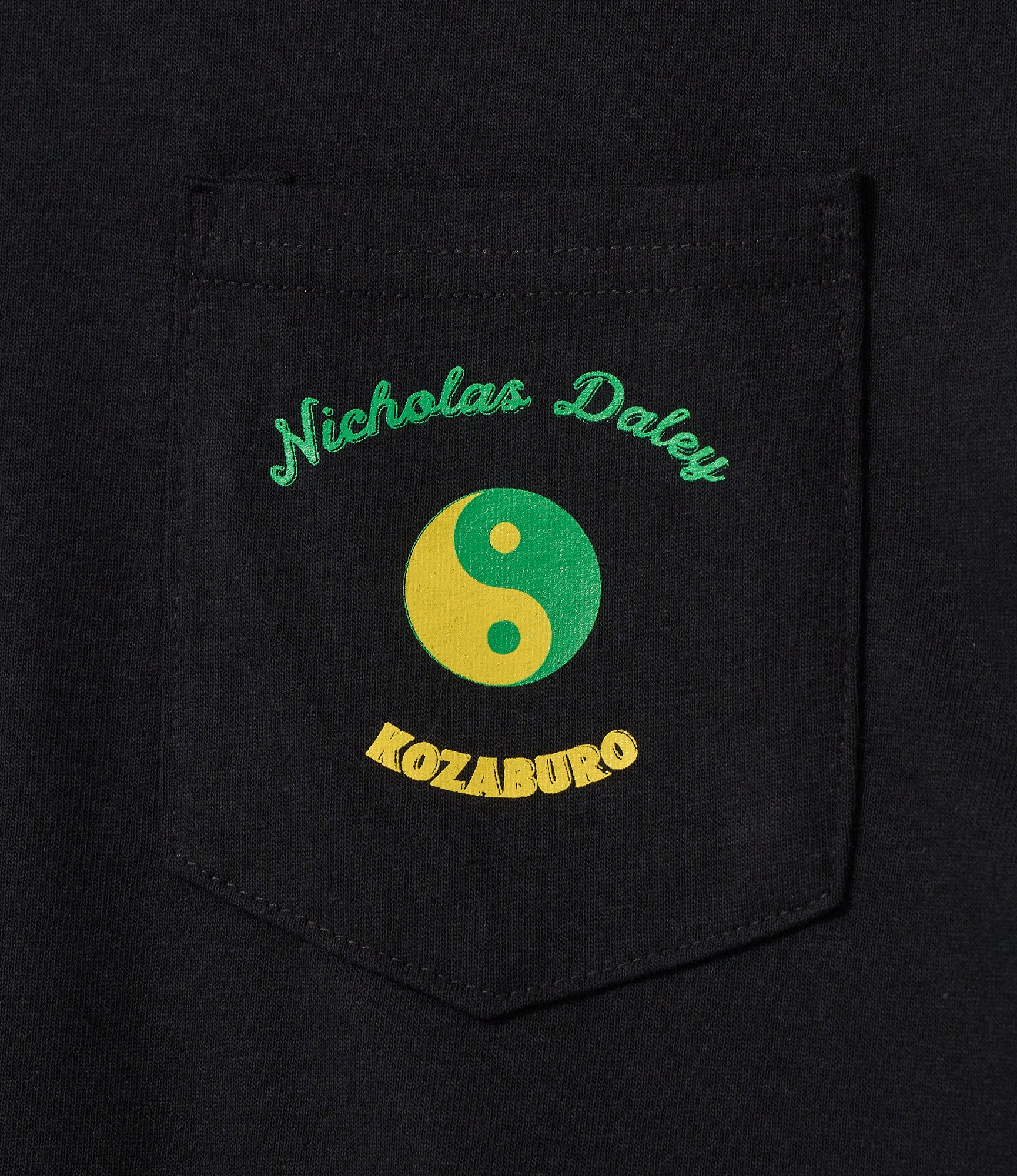 N.D. x Kozaburo x NNY - Ying Yang Tee - Black
