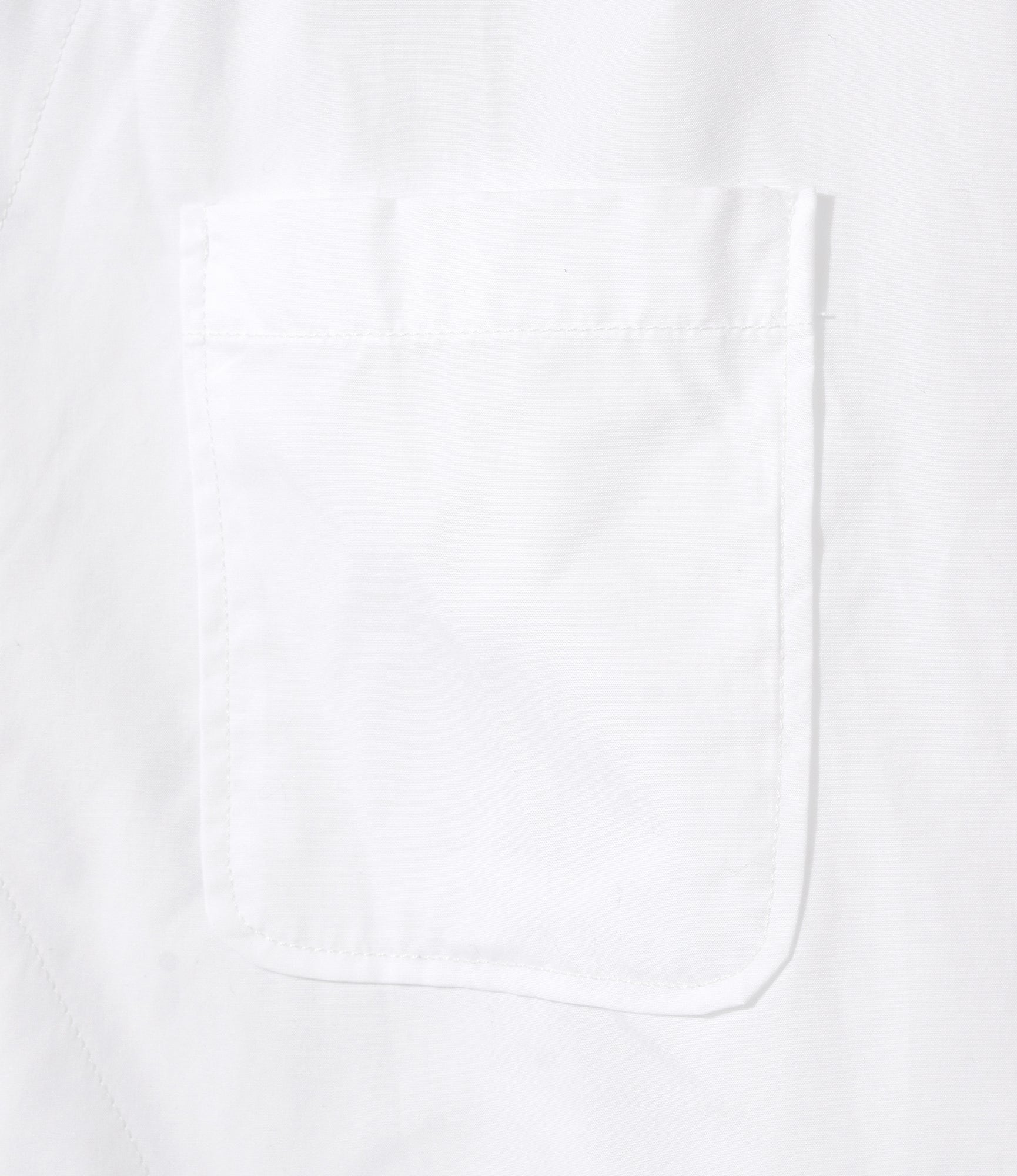 Classic Over Shirt for NNY + Blue in Green - White 100's Broadcloth