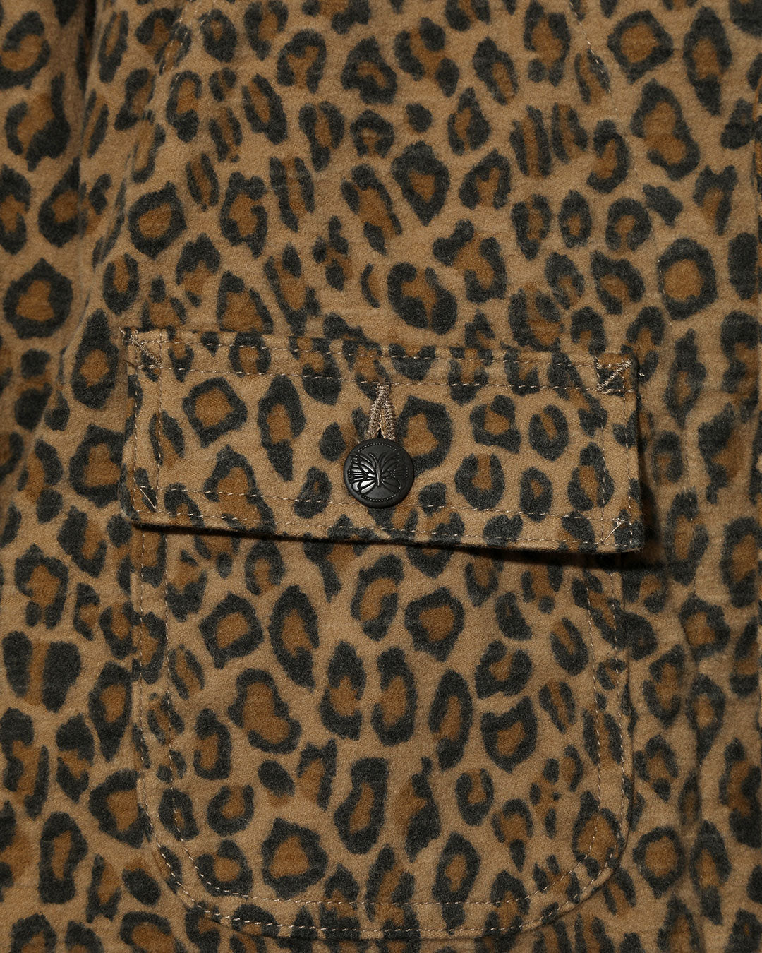 Nepenthes Special - Women's Engineered Jacket - Leopard - Brushed Sateen