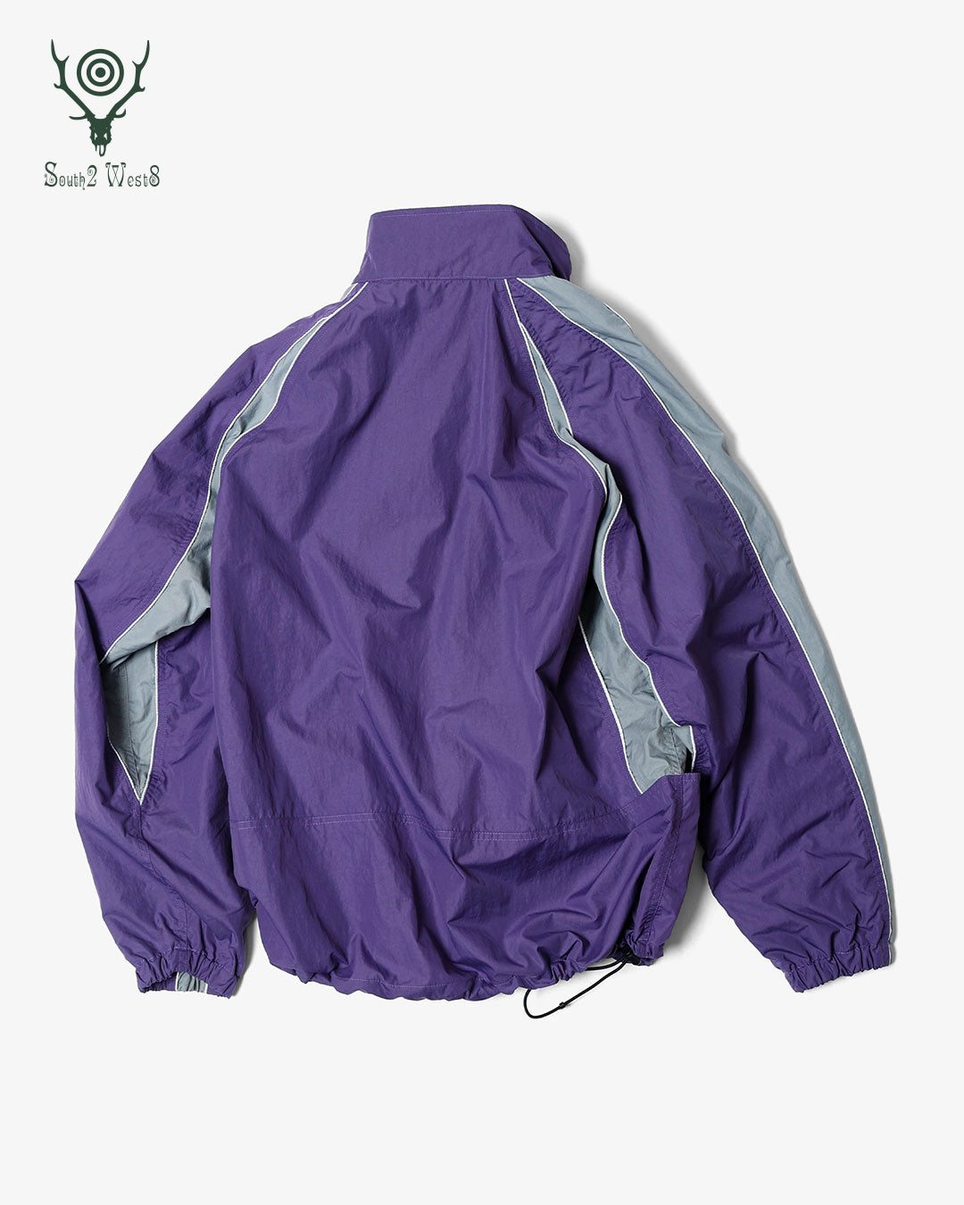 Warm Up Jacket - Purple - Nylon Tussah
