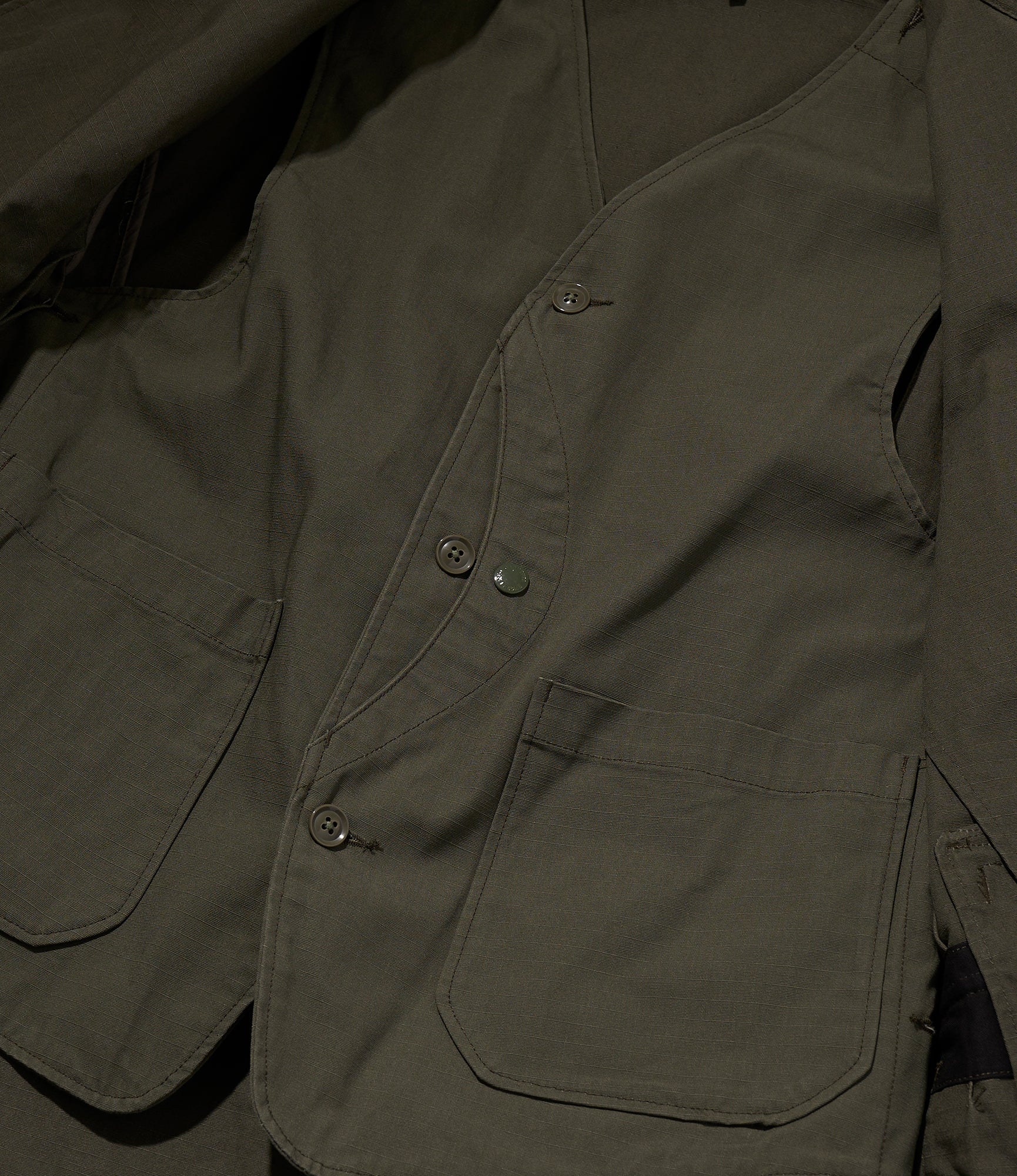 NNY x Blue in Green x Packer - Hunting Blazer - Olive H.W. Cotton Ripstop