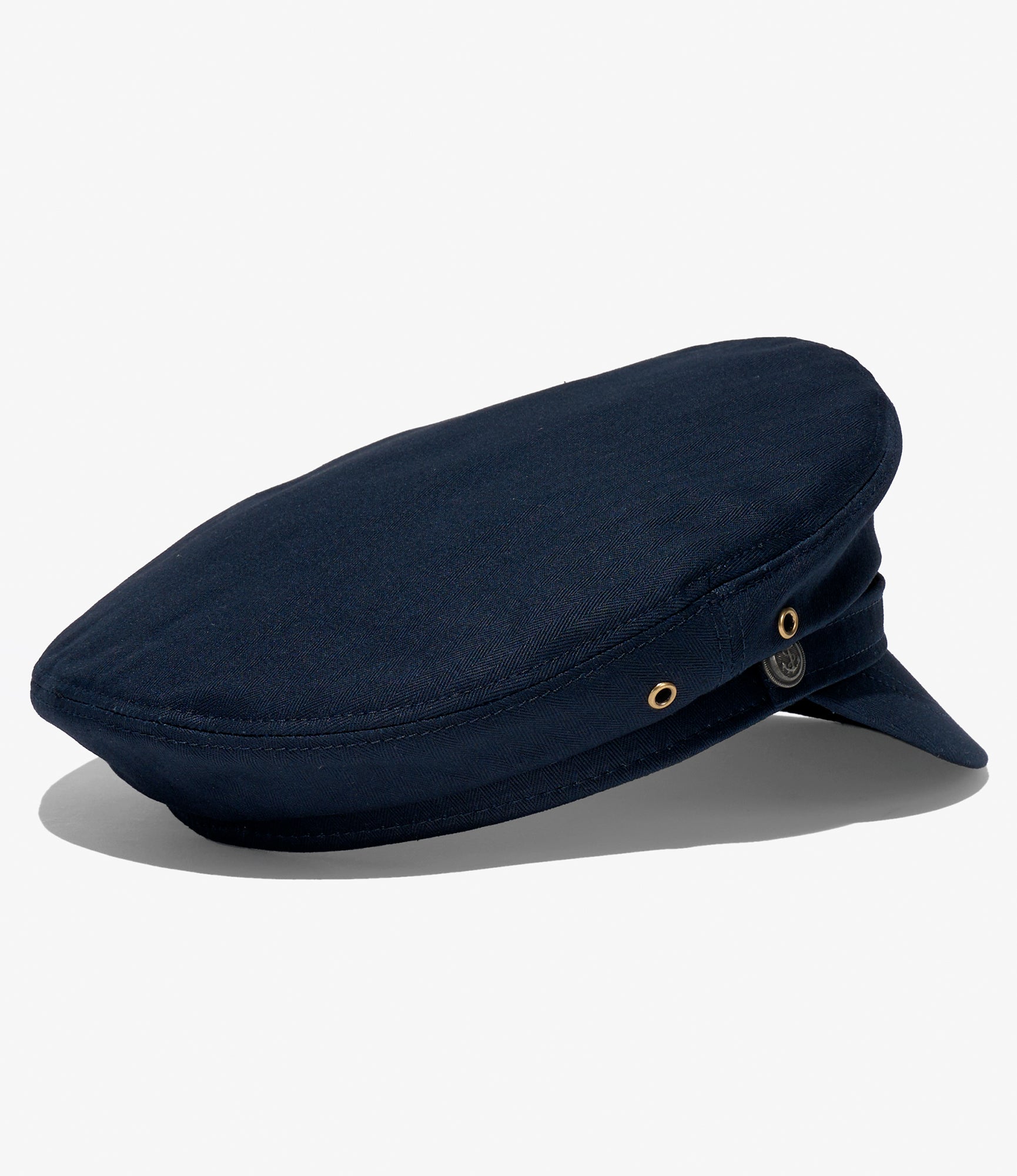 Quaker Marine Supply Co. x NNY - Roll-up Yacht Cap - Dk. Navy HB Twill