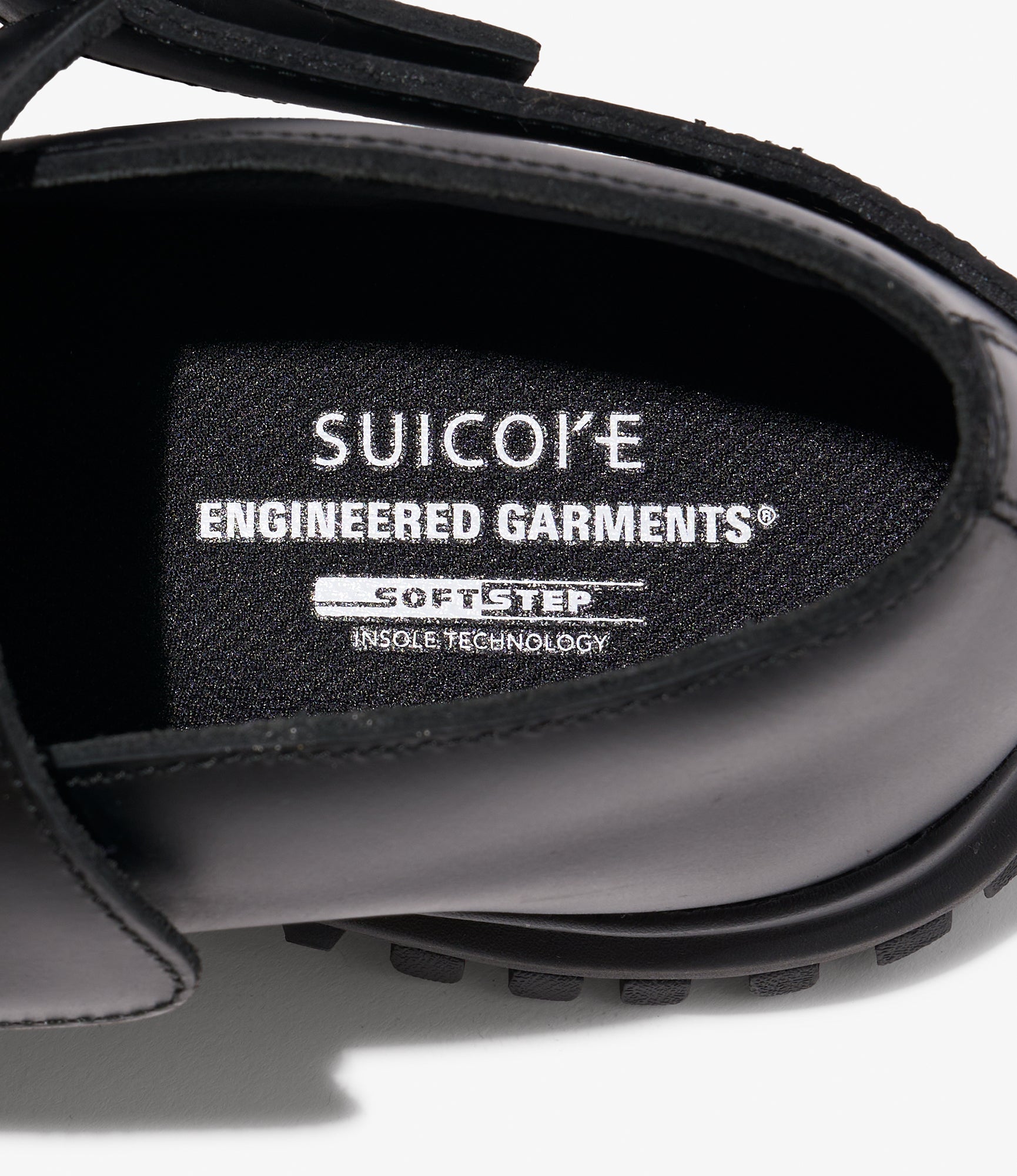 Engineered Garments x Suicoke - Ring Moc - Black Smooth Leather
