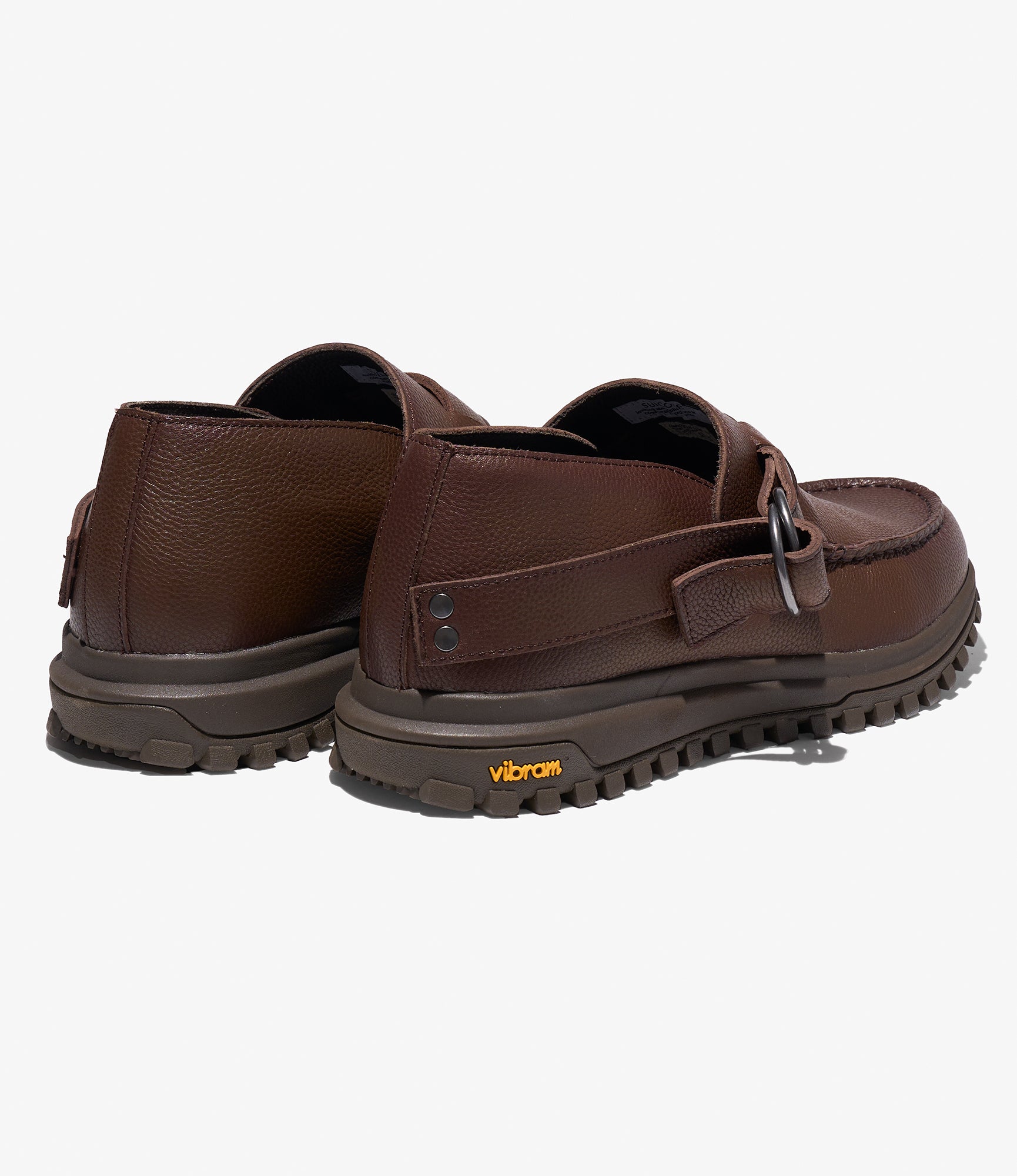 Engineered Garments x Suicoke - Ring Moc - Brown Grain Leather