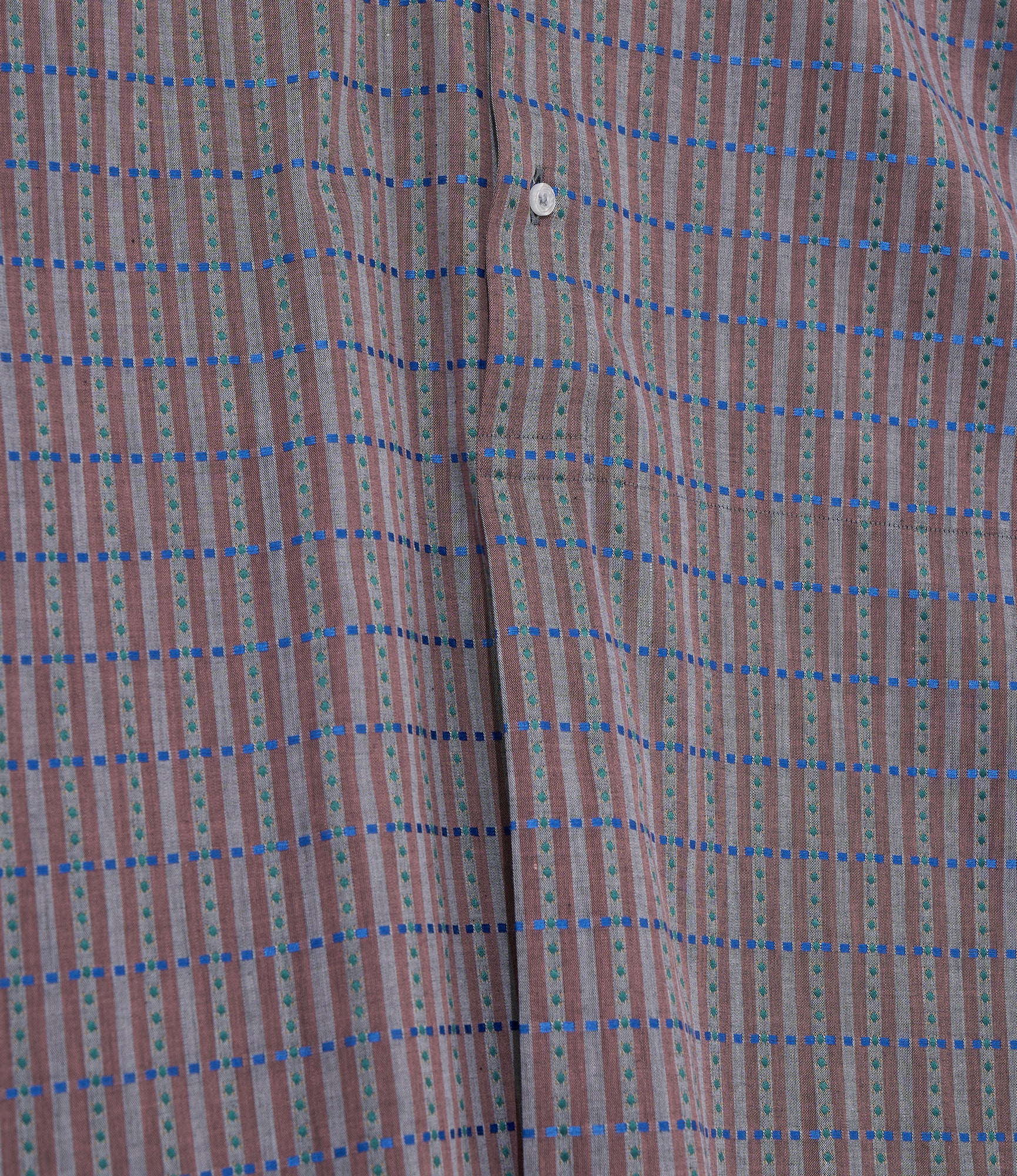 Camicie Doppio - Charcoal - Embroidered Stripe