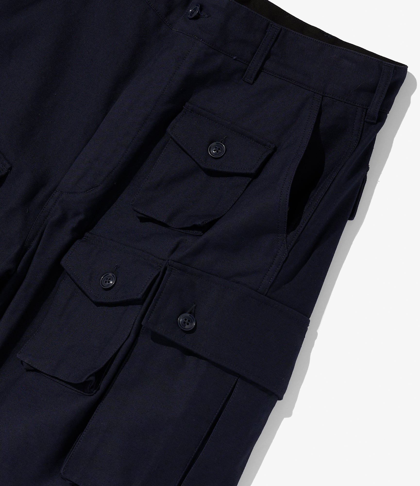 FA Short - Nepenthes Special - Dk. Navy Cotton Reverse Sateen