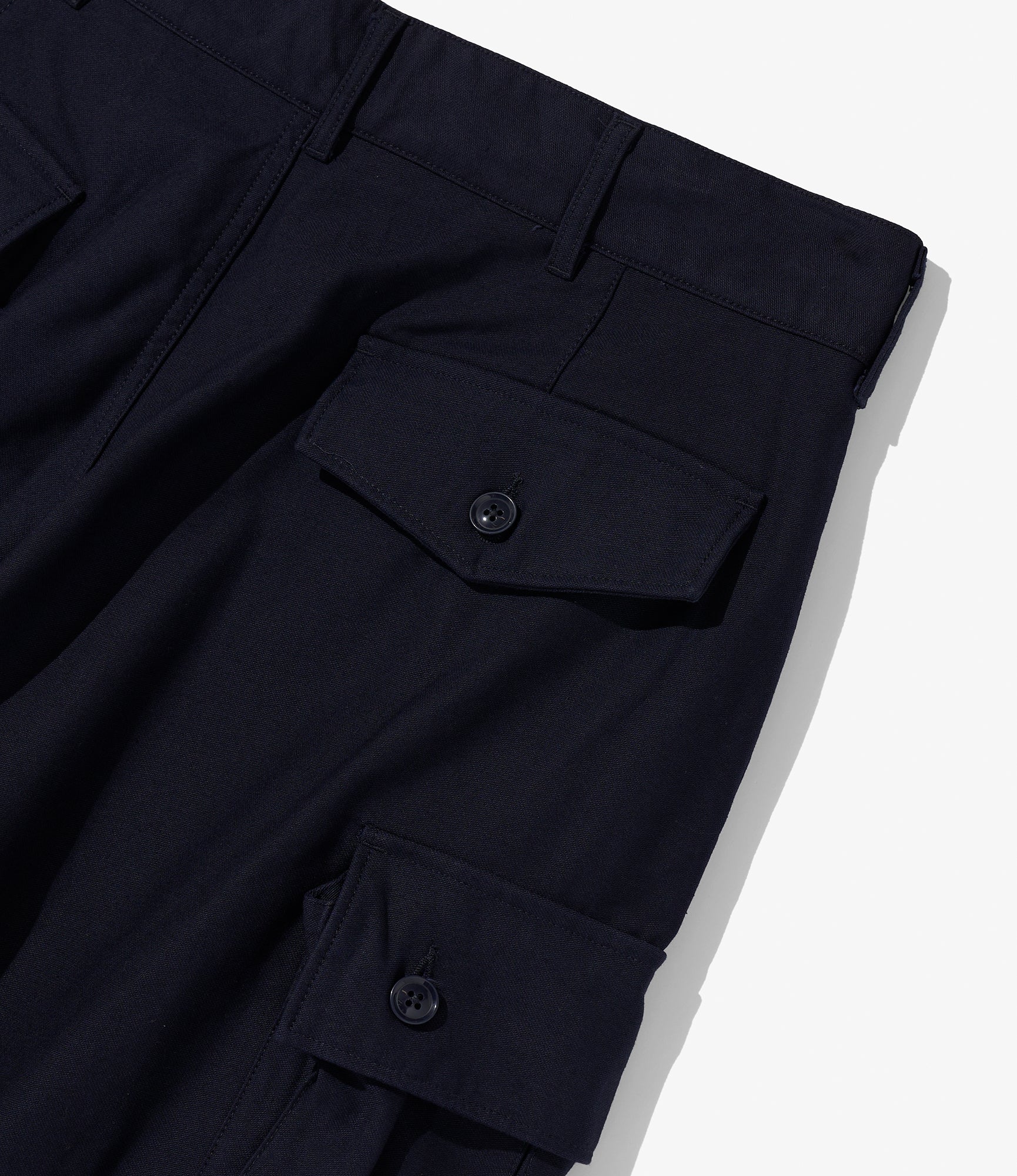 FA Short - Nepenthes Special - Dk. Navy Cotton Reverse Sateen