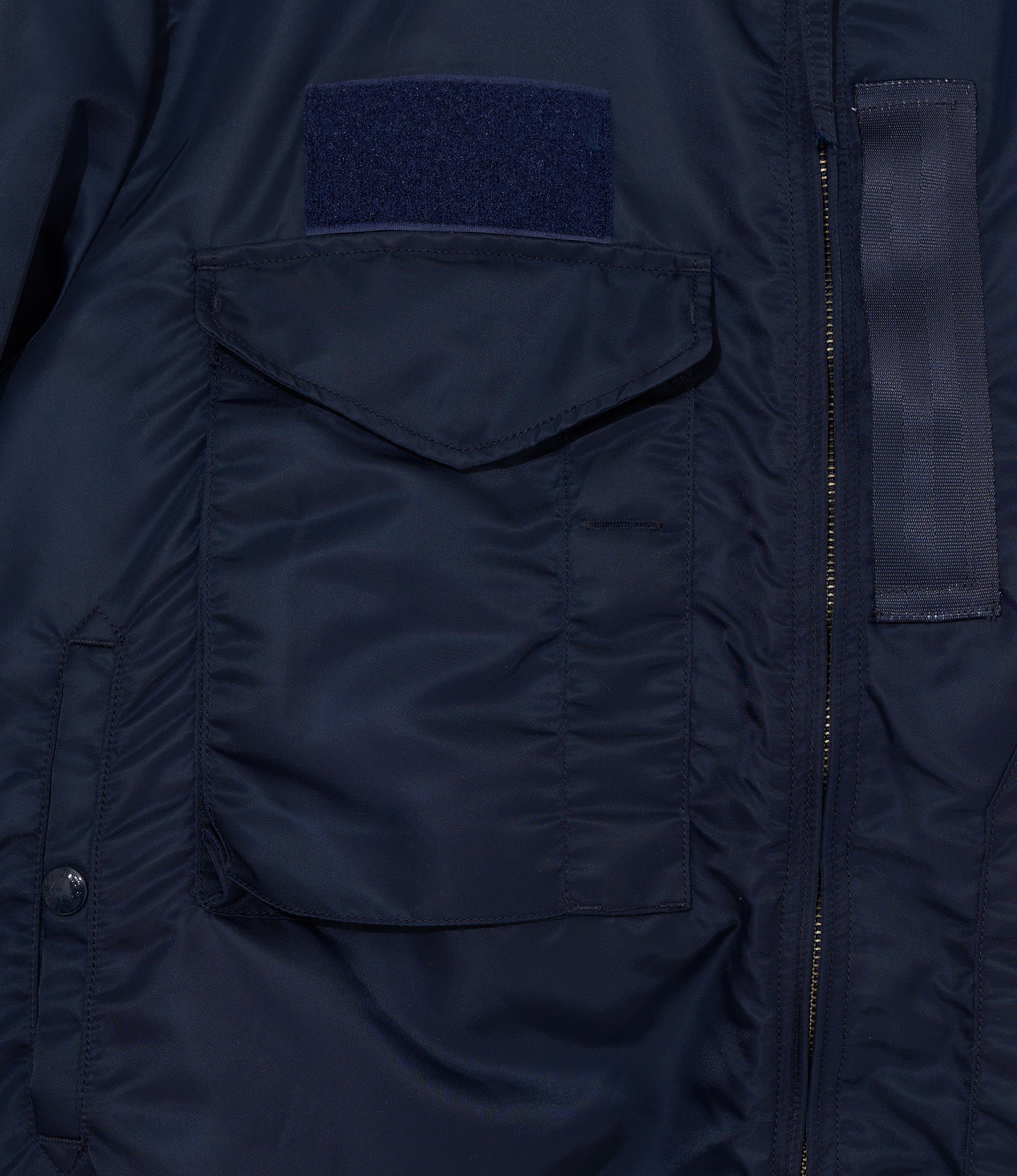 Engineered Garments for Pilgrim - Flight Jacket - Navy Flight Satin Nylon