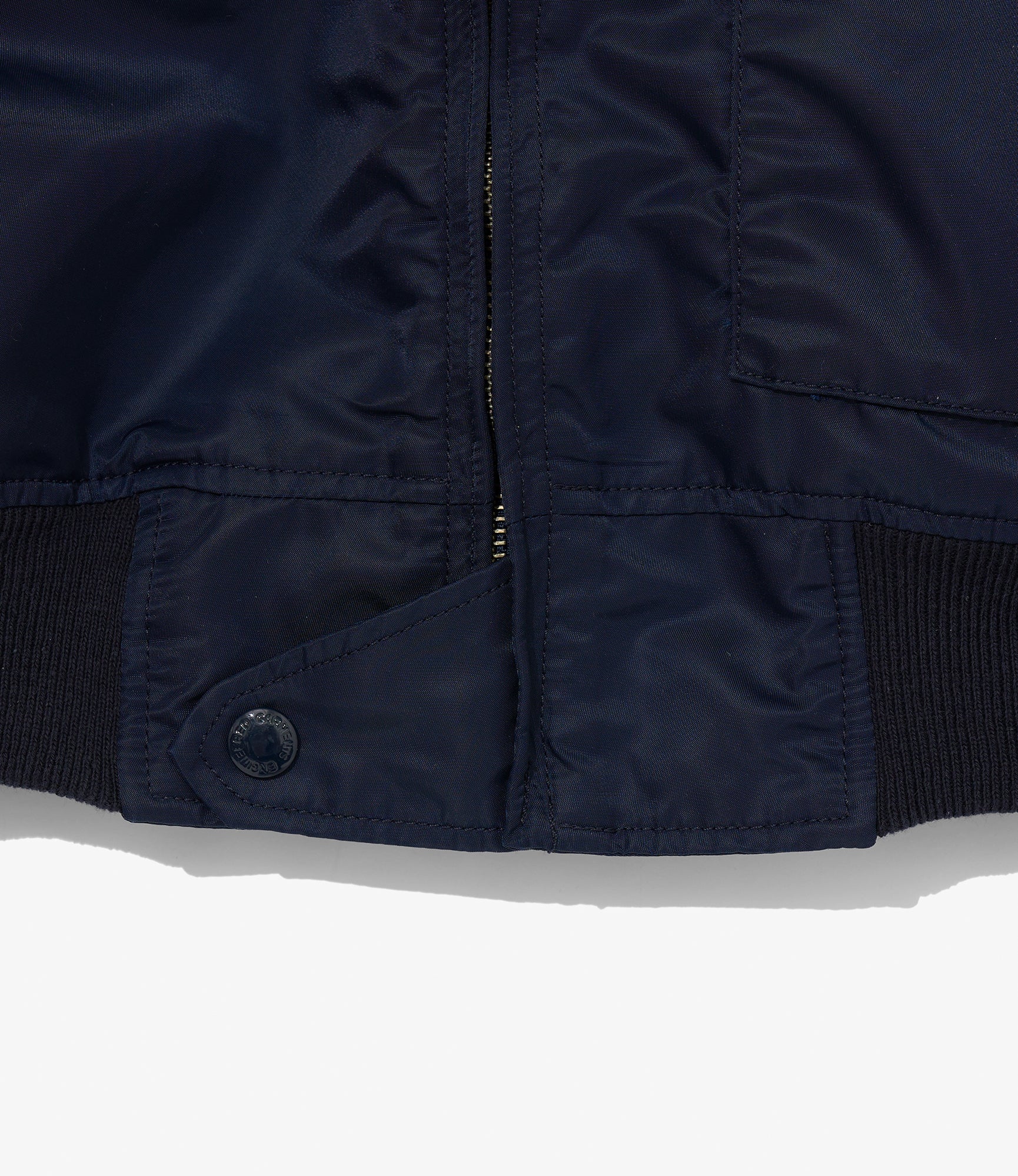 Engineered Garments for Pilgrim - Flight Jacket - Navy Flight Satin Nylon