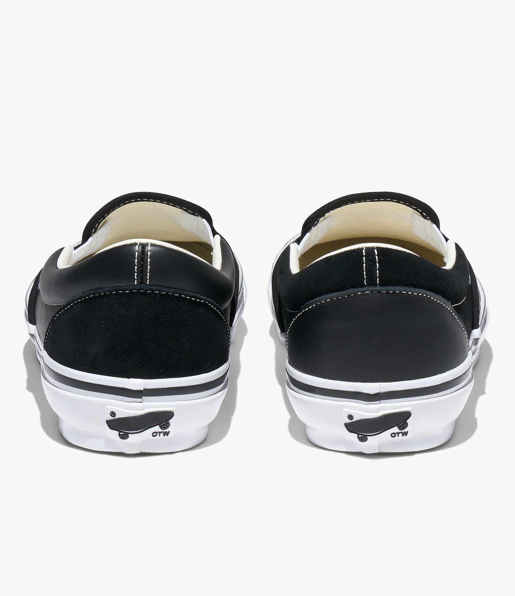 Engineered Garments x Vans - OTW Classic Slip-On 98 - Black Leather