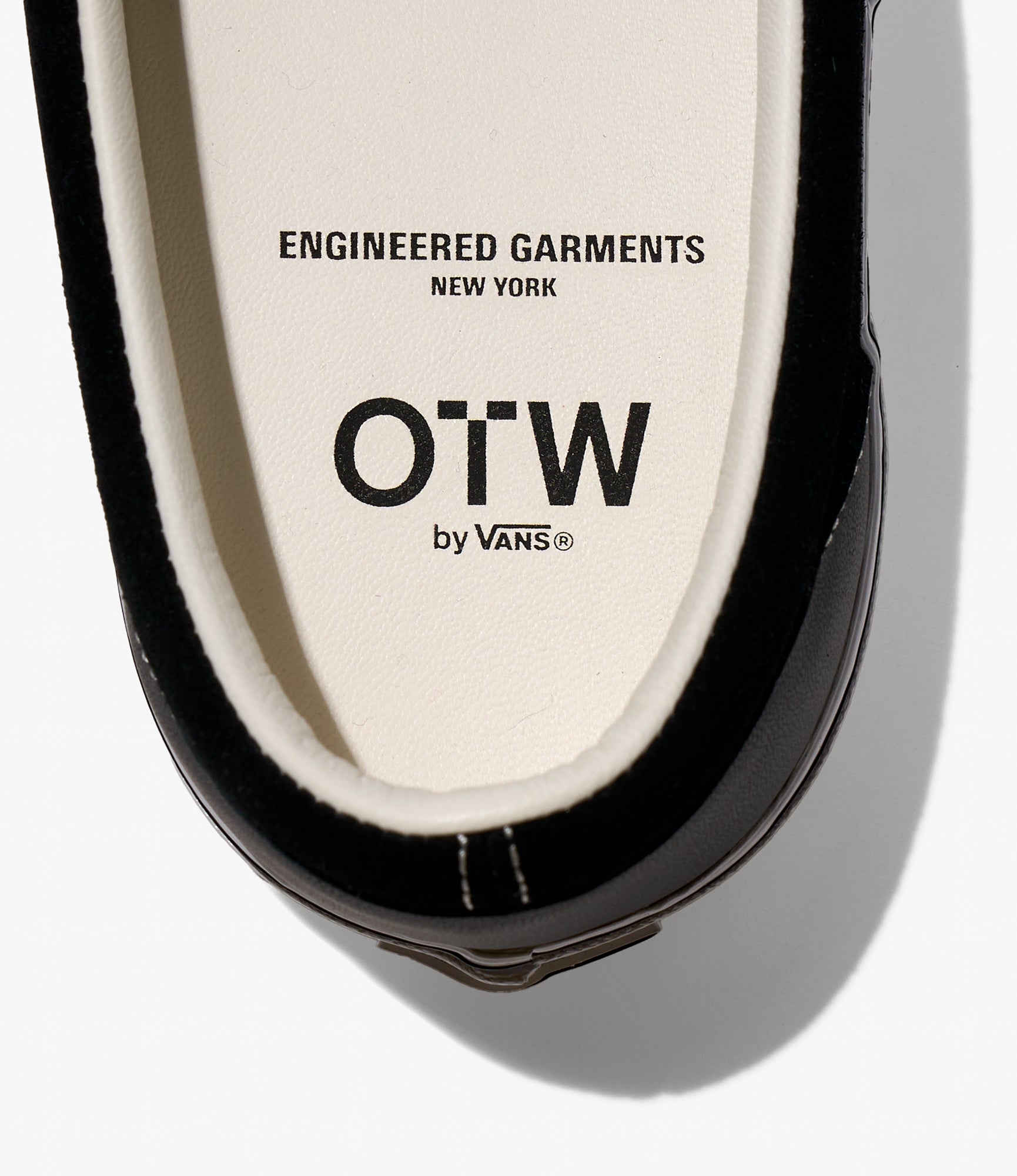 Engineered Garments x Vans - OTW Classic Slip-On 98 - Black Leather