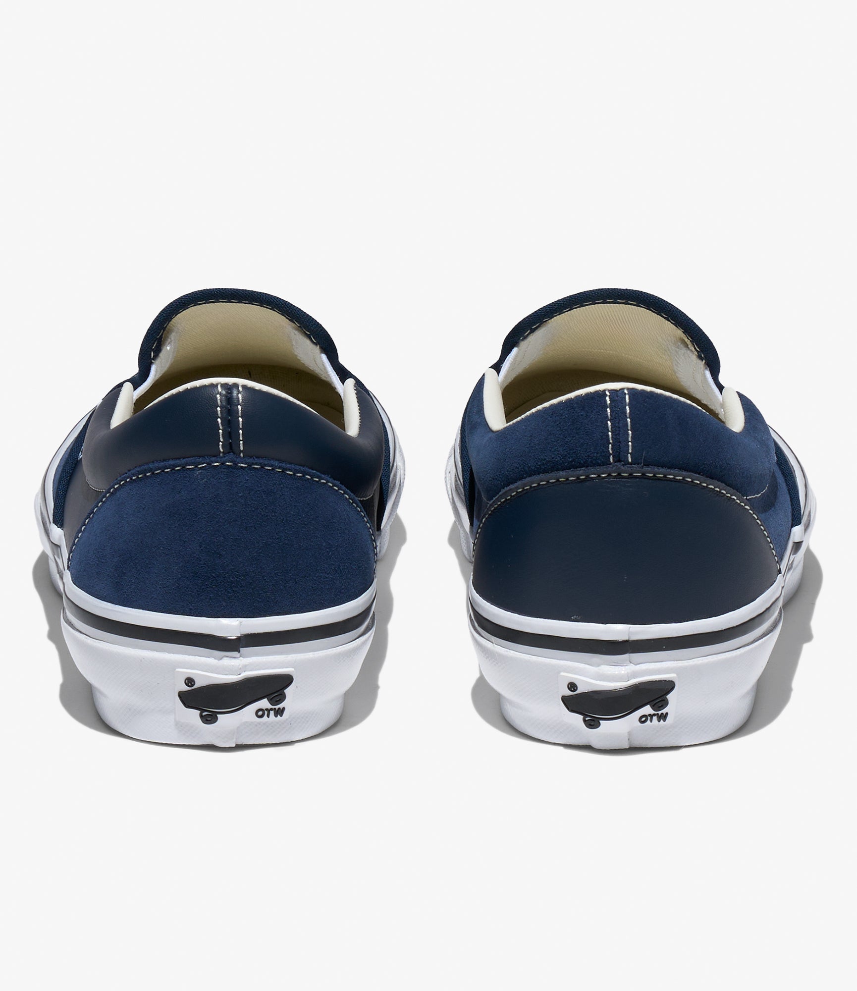Engineered Garments x Vans - OTW Classic Slip-On 98 - Navy Leather