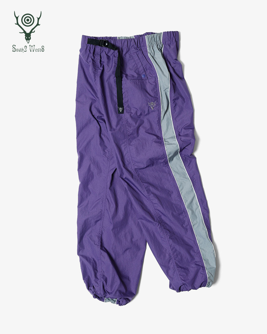 Warm Up Pant - Purple - Nylon Tussah