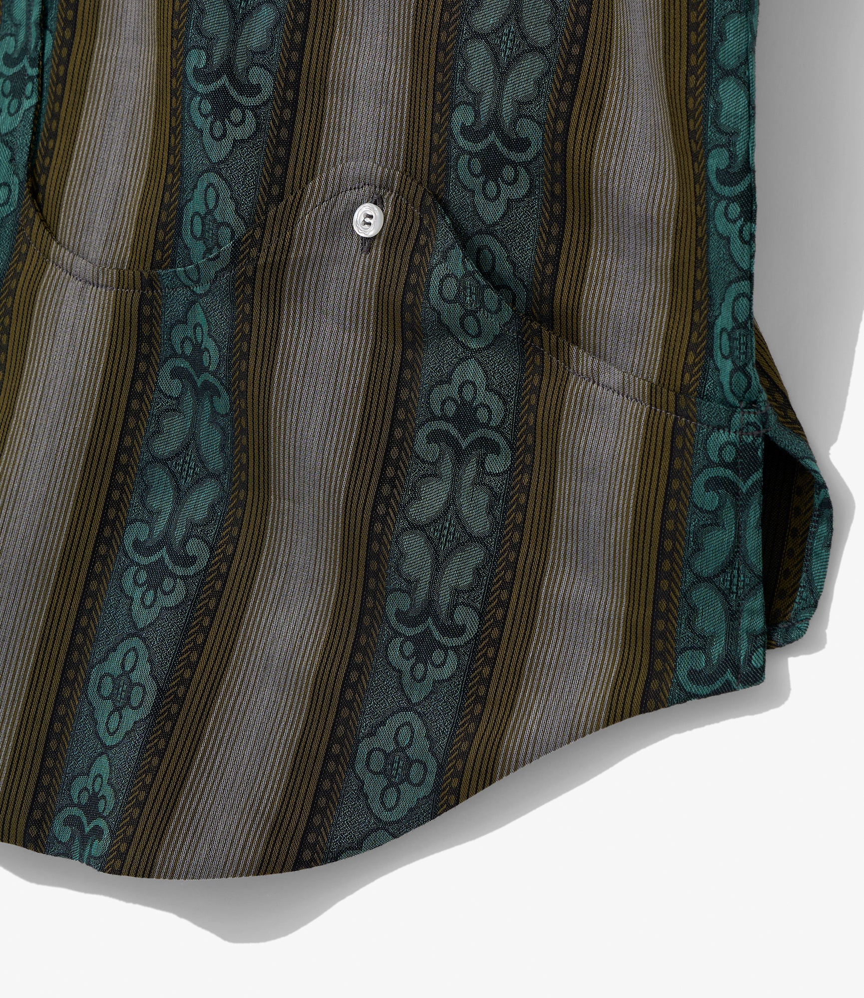 Camicie Capalbio - Olive - Fleur Stripe Jacquard