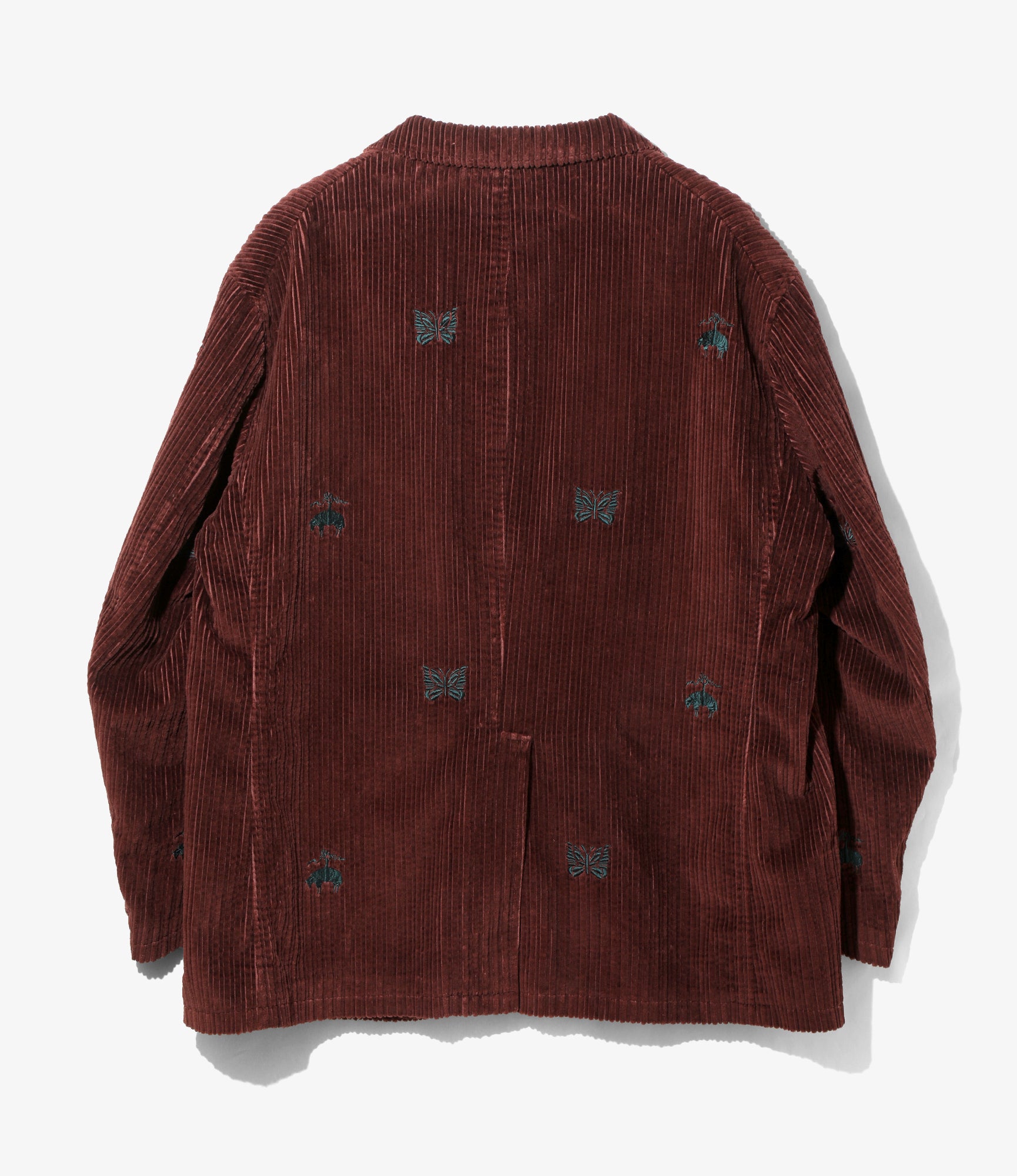 Needles x Brooks Brothers 3B Sack Jacket - Bordeaux - Emb. Corduroy