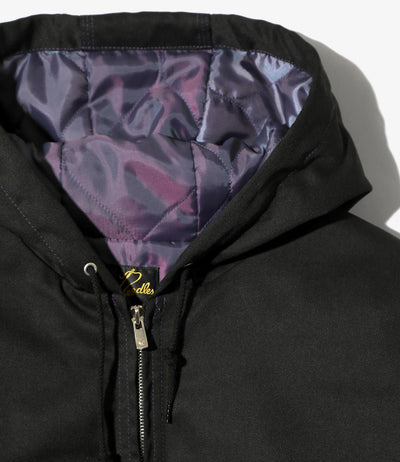 Needles - Nepenthes Special Zip Work Hoody - Black - PE/C Twill