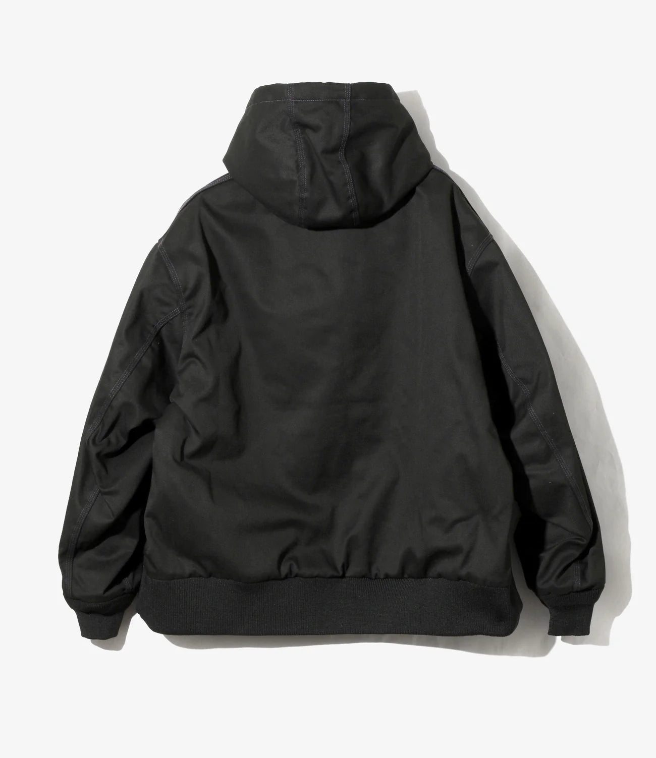 Zip Work Hoody - Black - PE/C Twill