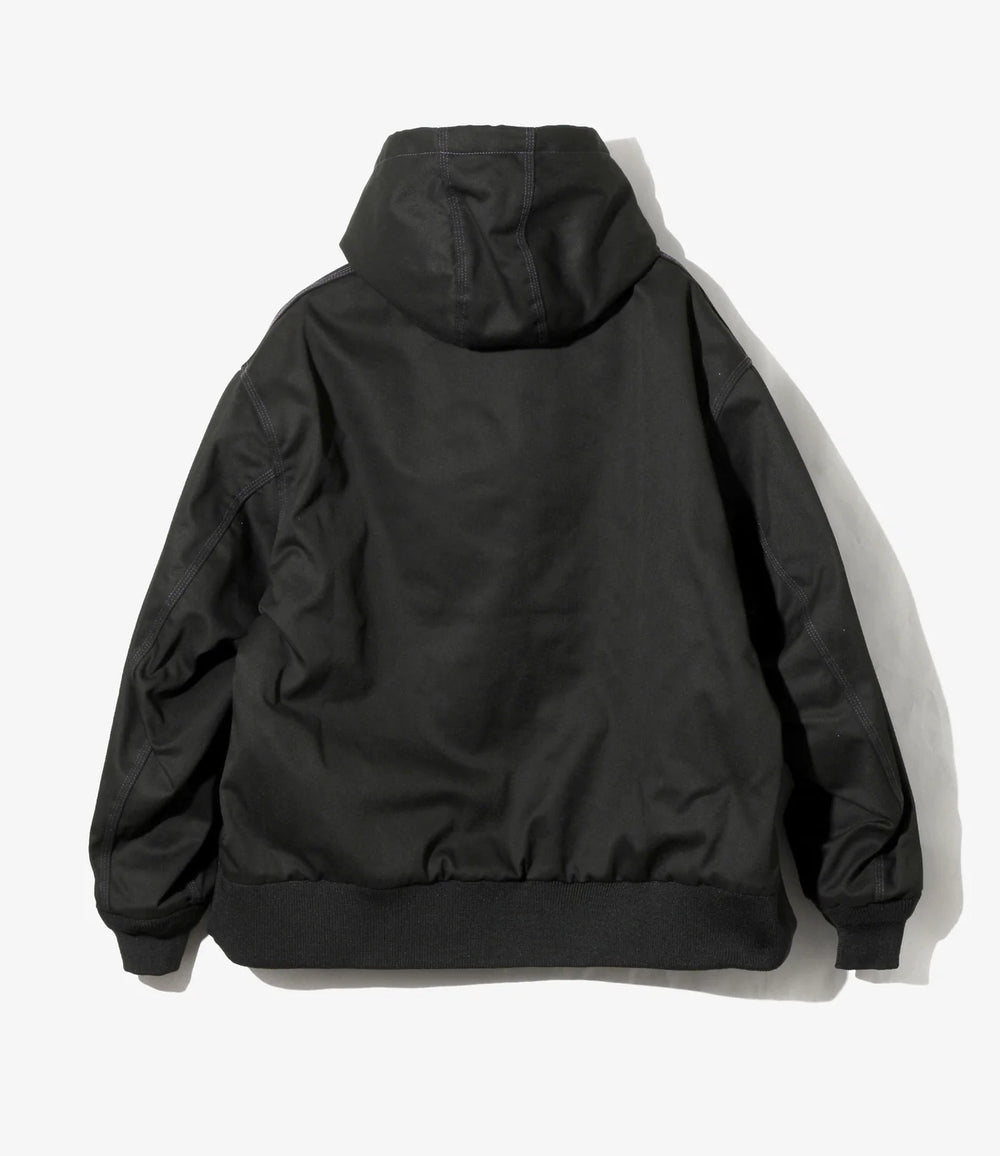 Needles - Nepenthes Special Zip Work Hoody - Black - PE/C Twill